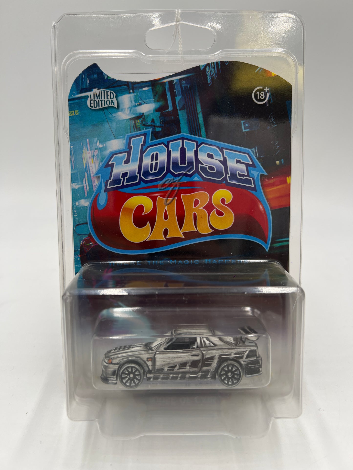 Hot Wheels x House of Cars Nissan Skyline GT-R R34 Robie Pencil Custom W/Protector