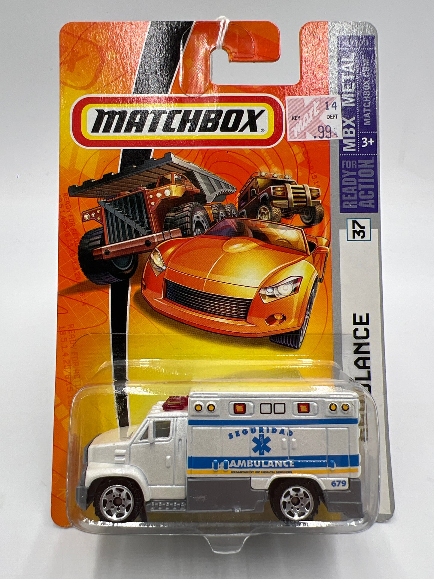 Matchbox MBX Metal #37 Ambulance White 216K