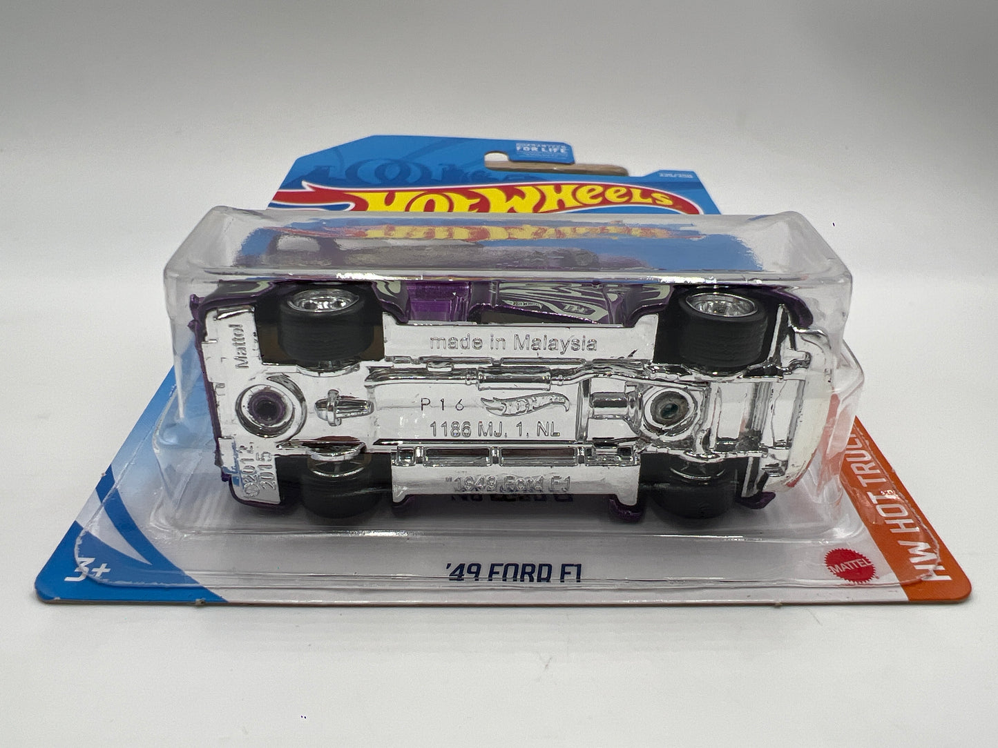 2021 Hot Wheels Super Treasure Hunt #225 49 Ford F1 Purple W/Protector