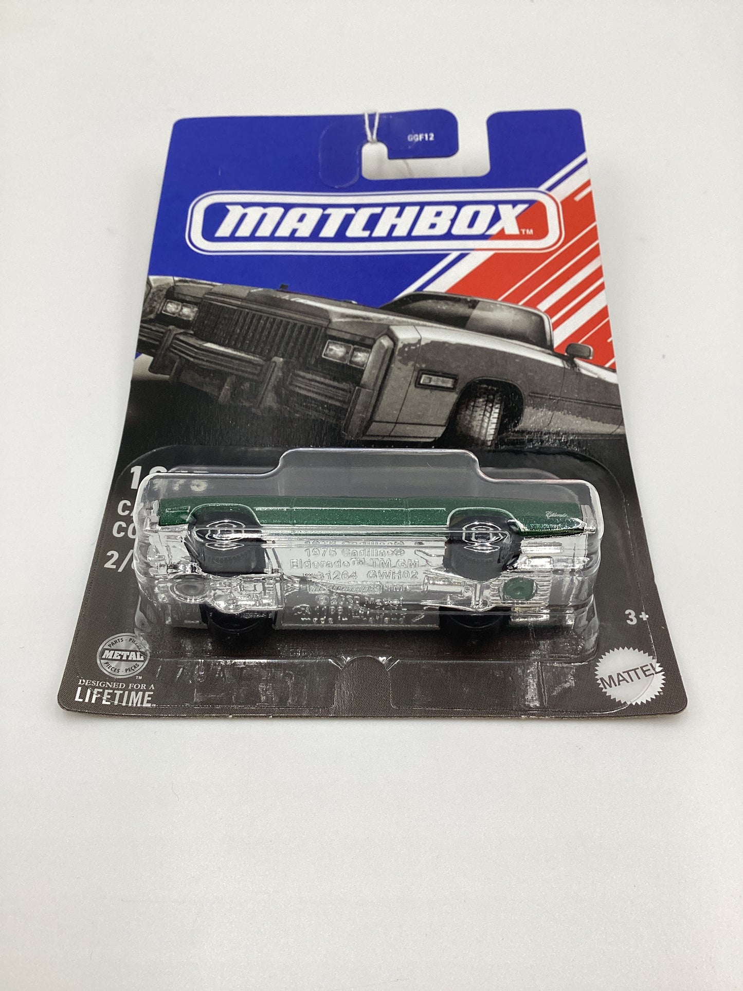 2024 Matchbox American Convertibles #2 1975 Cadillac Eldorado Convertible Green CC6