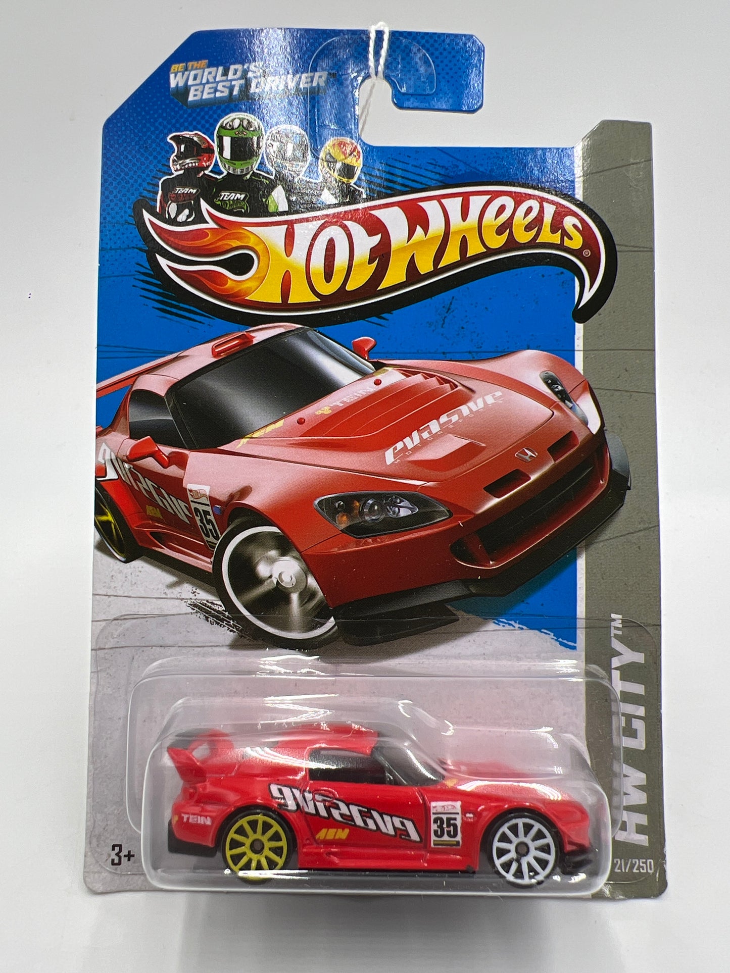 2013 Hot Wheels City #21 Honda S2000 Red