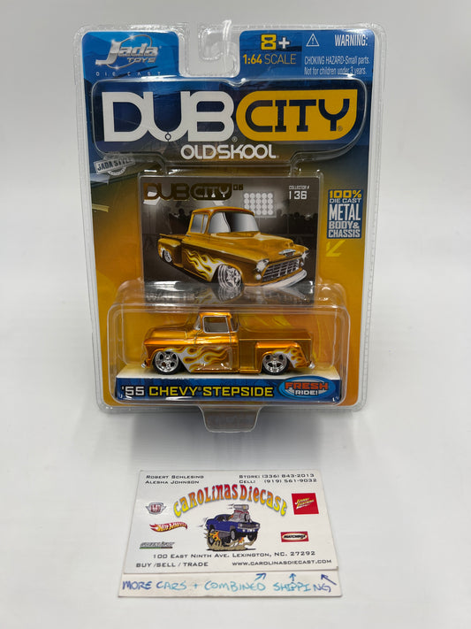 Jada Toys Dub City Old Skool Wave 13 #136 56 Chevy Stepside Orange SR