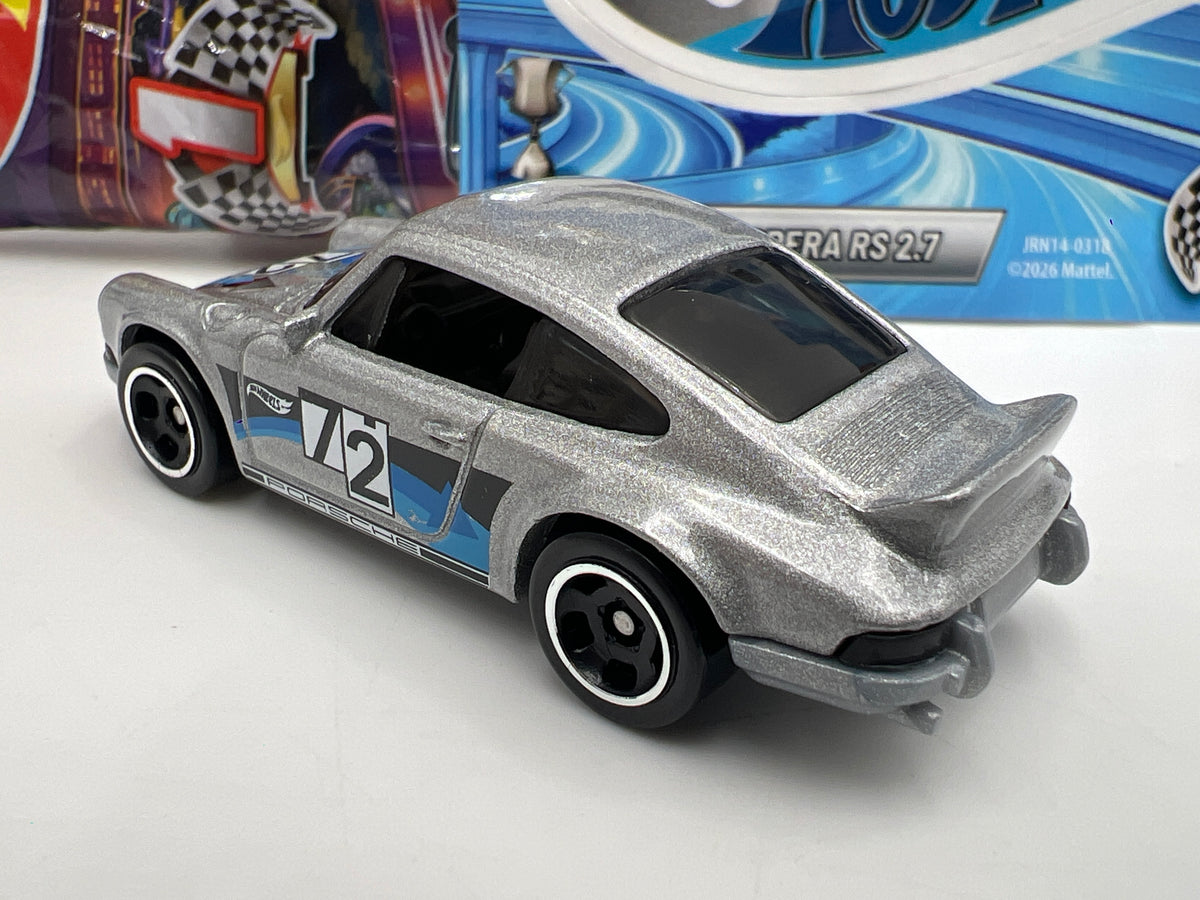 2027 Hot Wheels Mystery Models Series 1 #3 CHASE Porsche 911 Carrera RS 2.7 Silver
