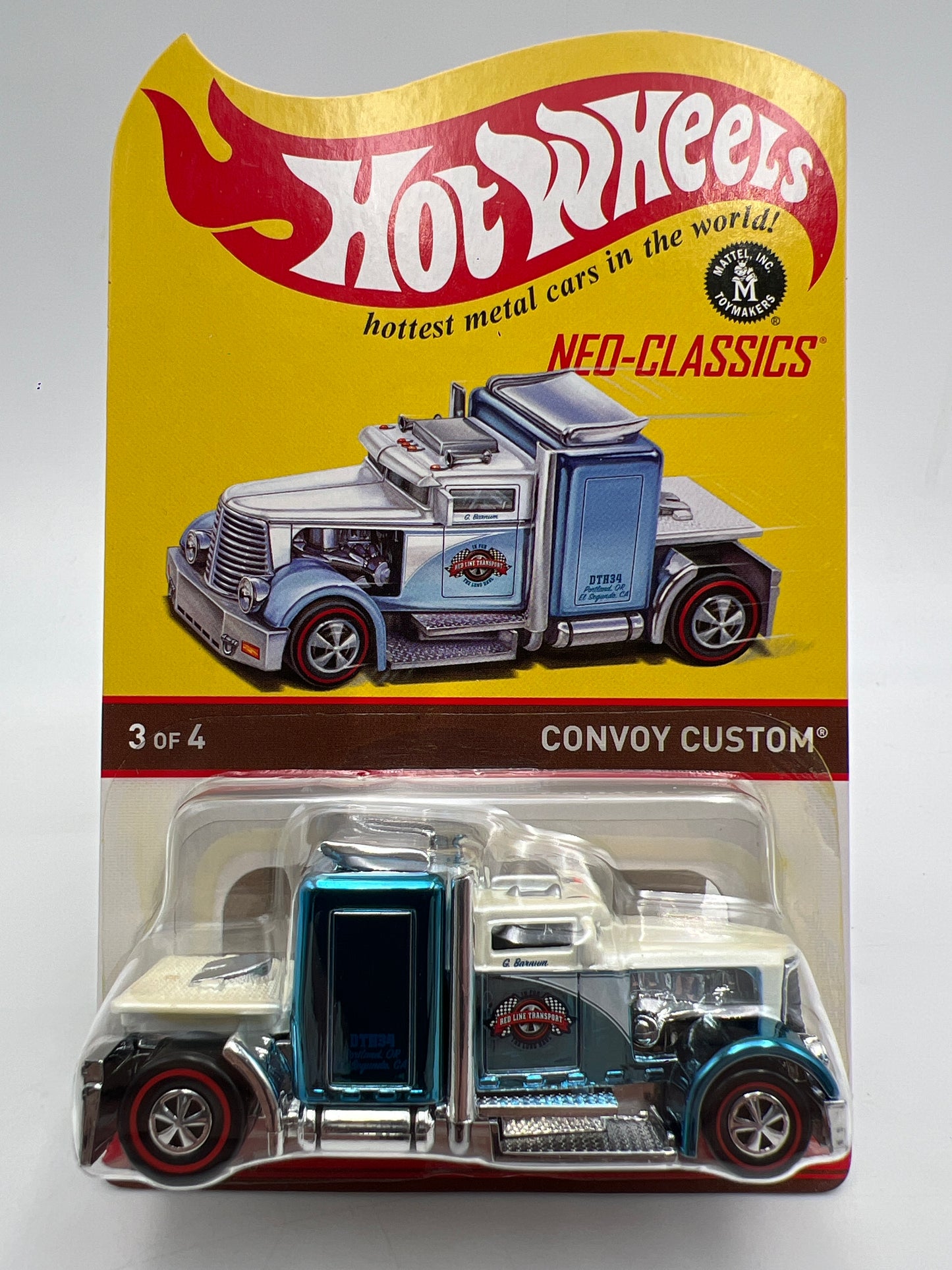 2016 Hot Wheels RLC Neo-Classics Series 14 #3 4349/6000 Convoy Custom W/Protector