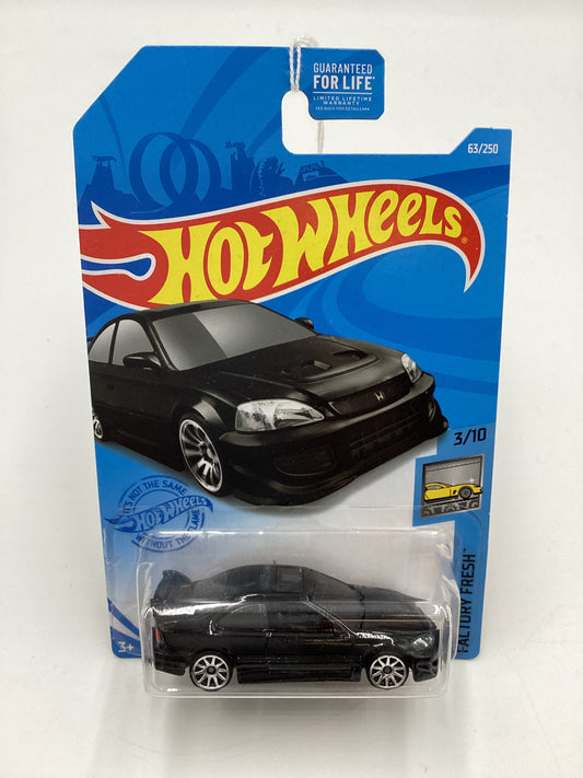 2021 Hot Wheels #63 Honda Civic Si Black