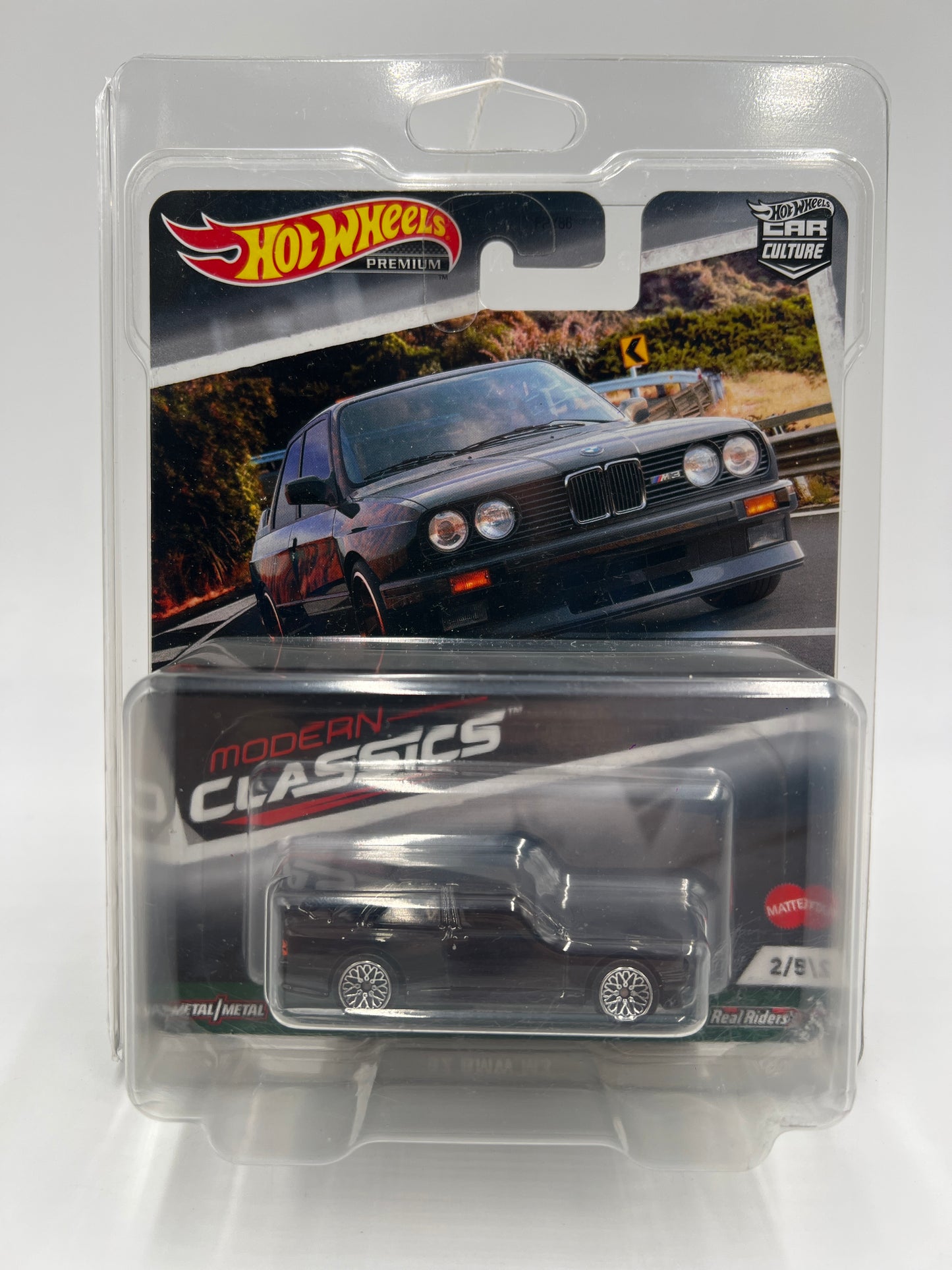 Hot Wheels Premium Modern Classics #2 92 BMW M3 Black W/Protector