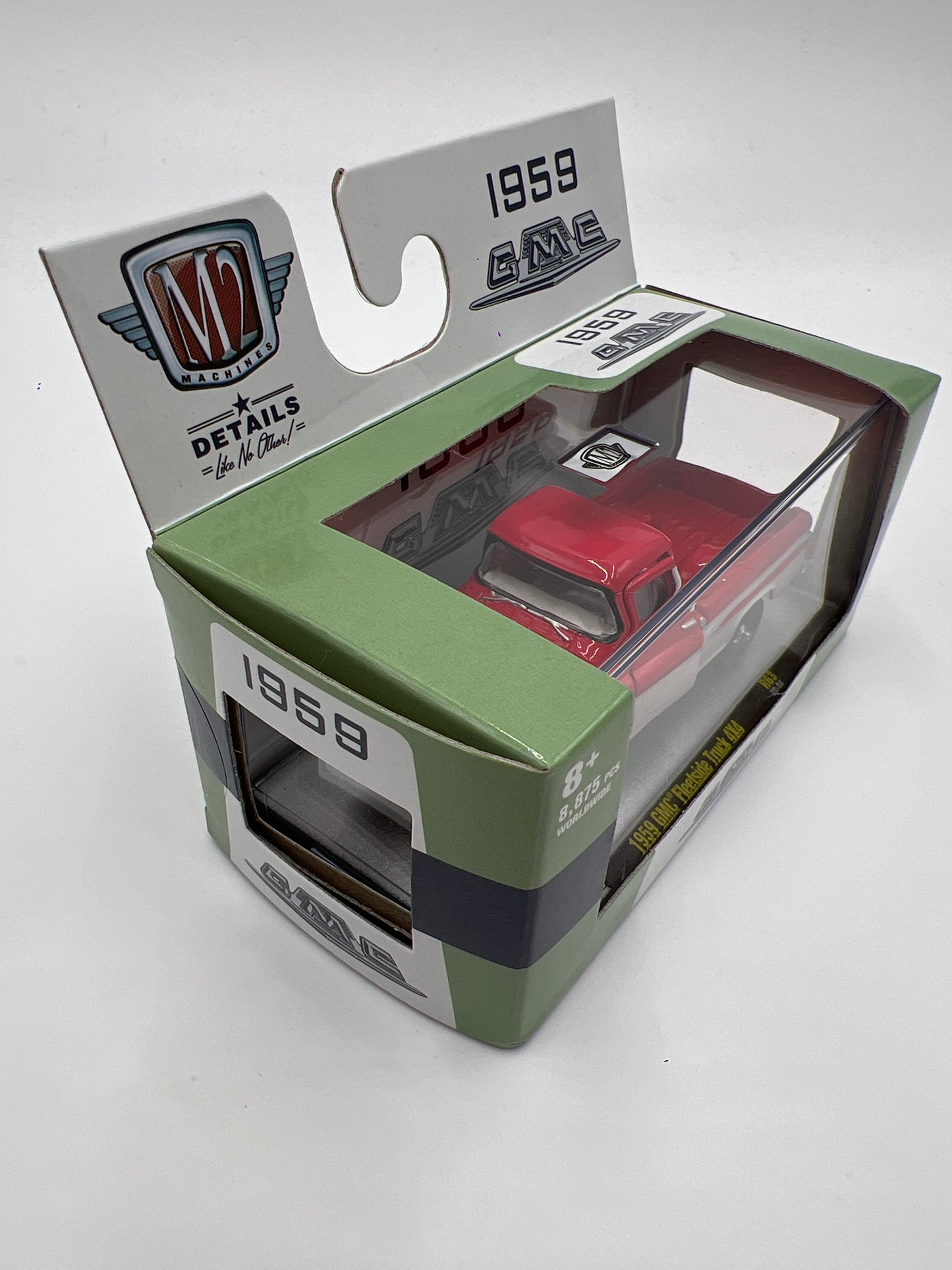 M2 Machines 1959 GMC Fleetside Truck 4x4 Red/White R63