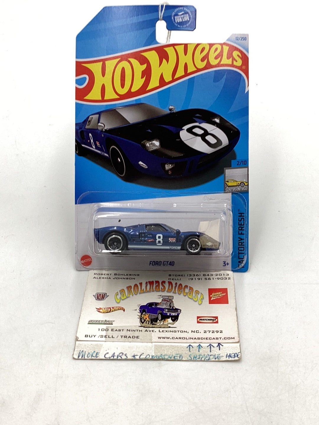 Hot Wheels 2024 F Case #12 Ford GT40 26E