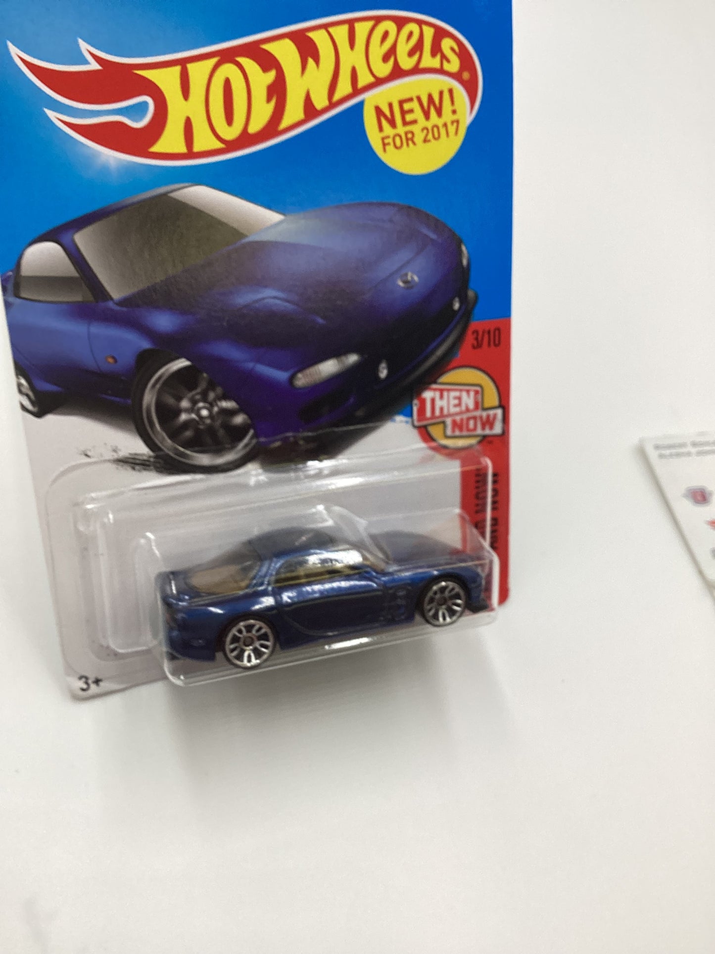 2017 Hot Wheels #336 95 Mazda RX-7 Blue 86A