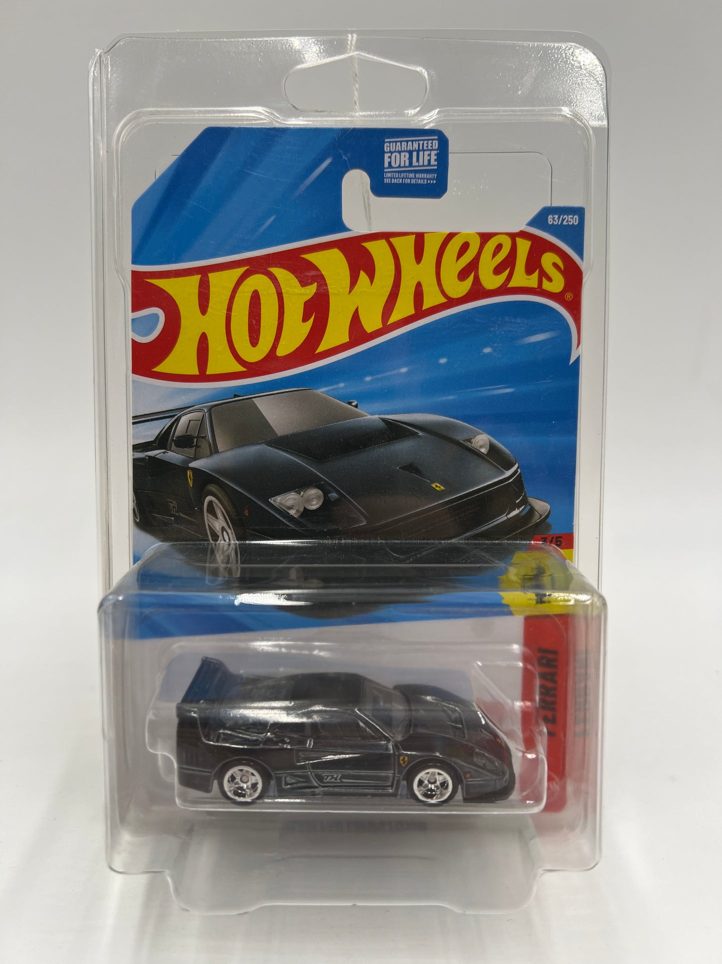2026 Hot Wheels Super Treasure Hunt #63 Ferrari F40 Competizione Black W/Protector