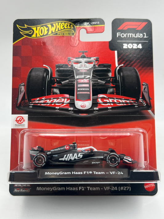 Hot Wheels Premium Formula 1 2024 MoneyGram Haas F1 Team VF-24 #27