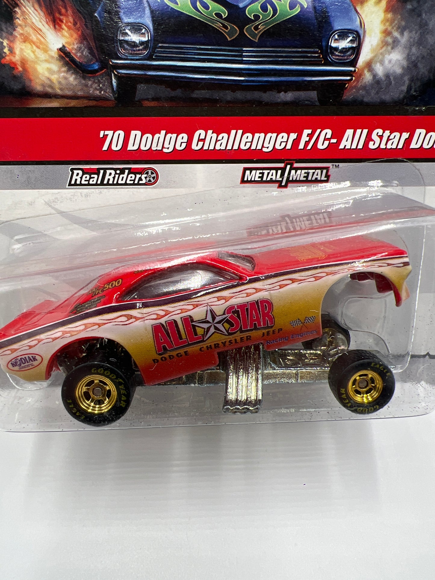 Hot Wheels Premium Drag Strip Demons #1 70 Dodge Challenger F/C All Star Dodge SR