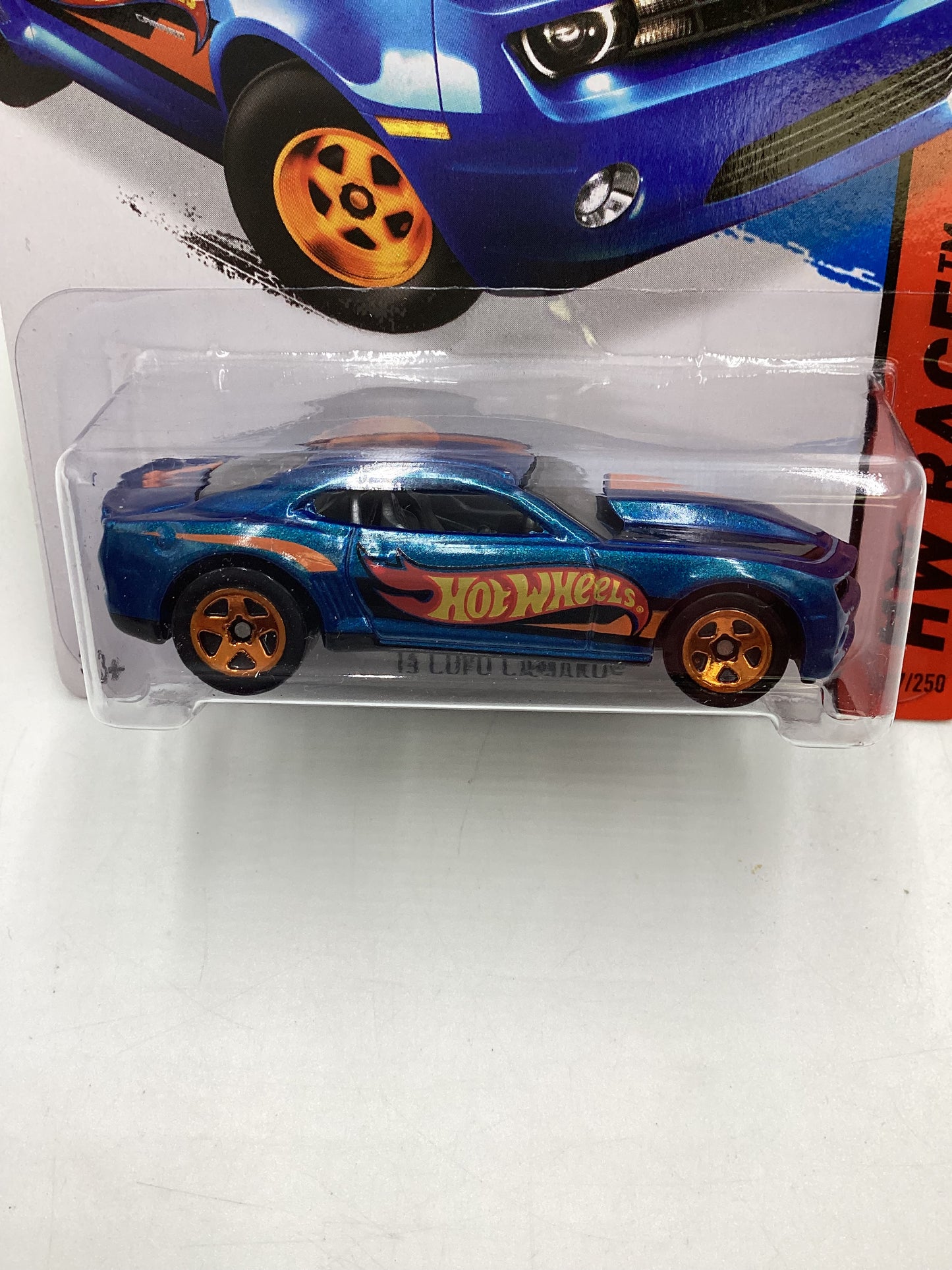 2015 Hot Wheels HW Race #127 13 Copo Camaro Blue 2H