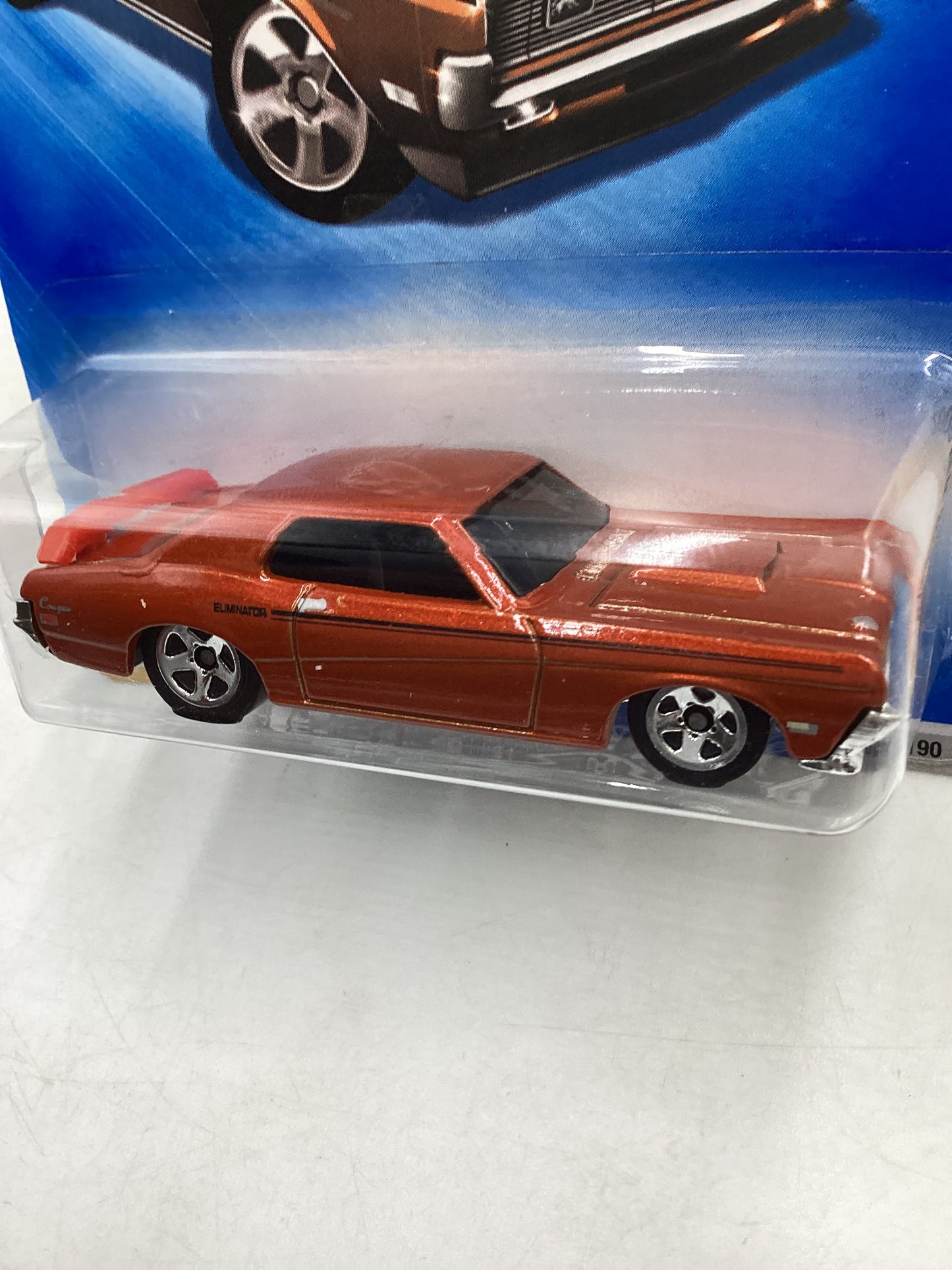 2009 Hot Wheels #008 69 Mercury Cougar Eliminator Orange 29G