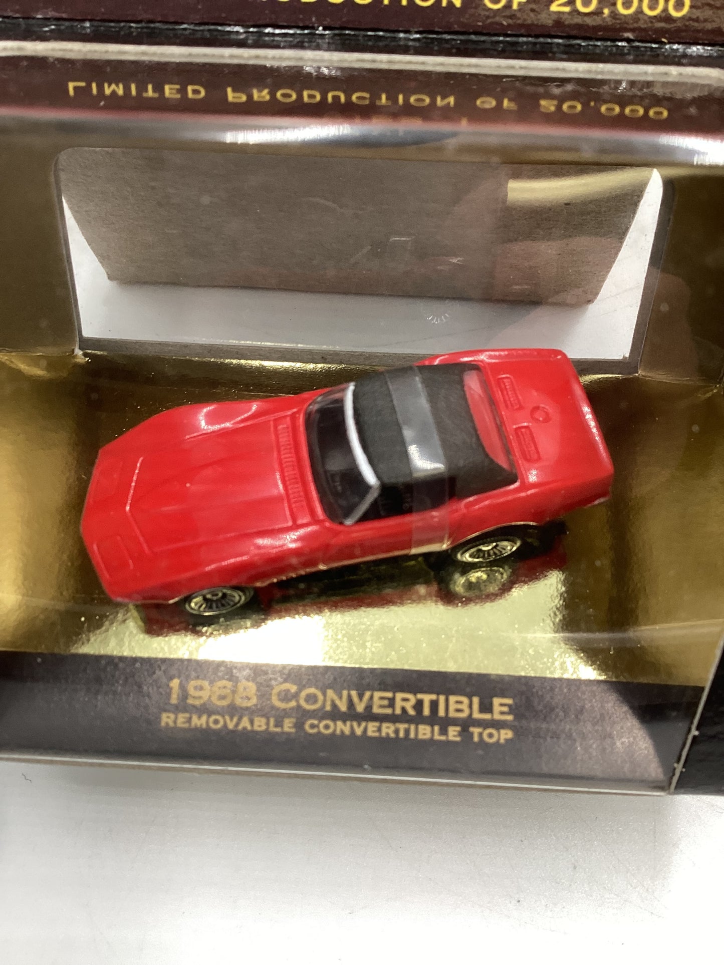 Micro Machines Collectors Edition Corvette Series 1 1968 Convertible Red 1/20000 SR CE 11