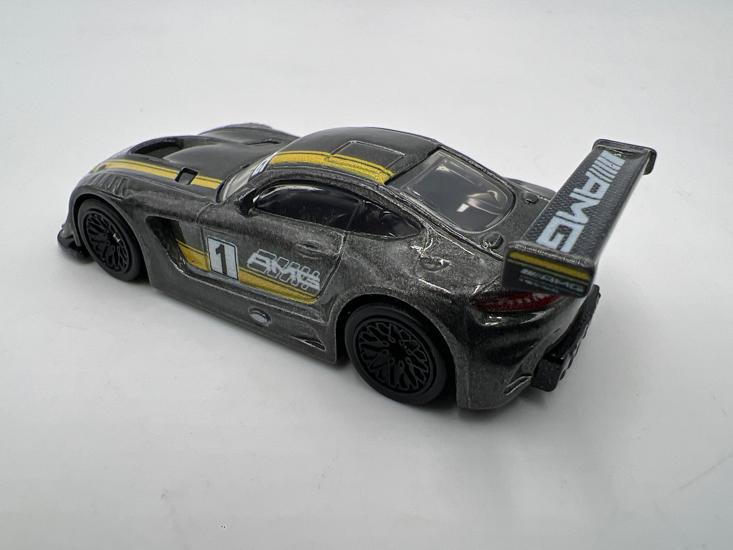 Hot Wheels Diorama Premium 16 Mercedes-AMG GT Gray Loose