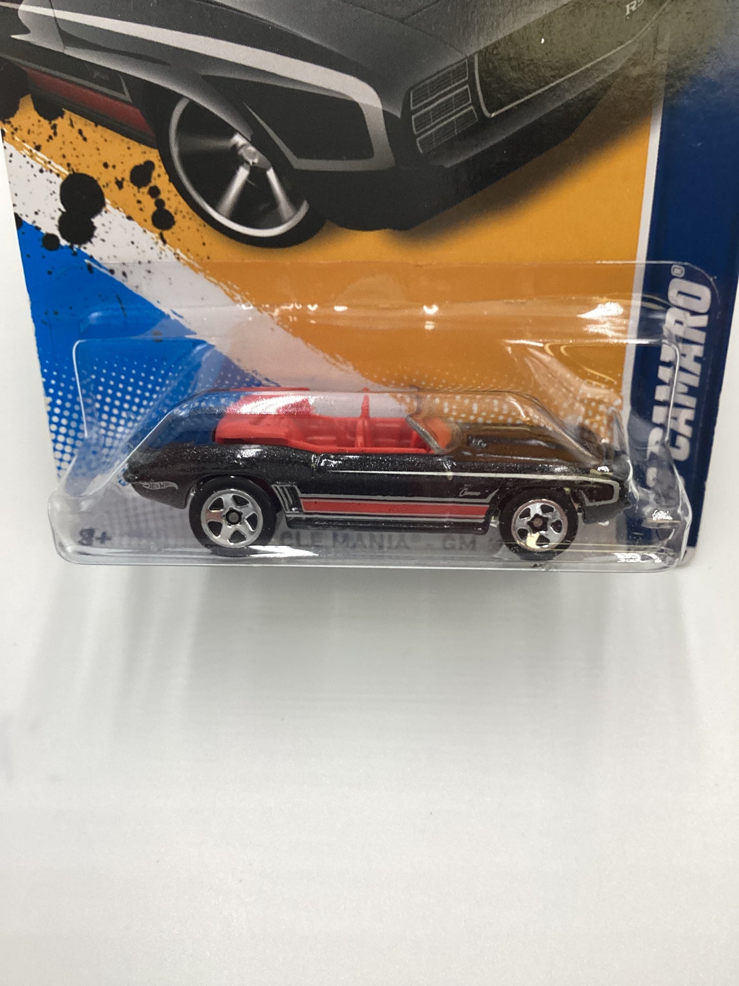 2012 Hot Wheels #108 69 Camaro Black