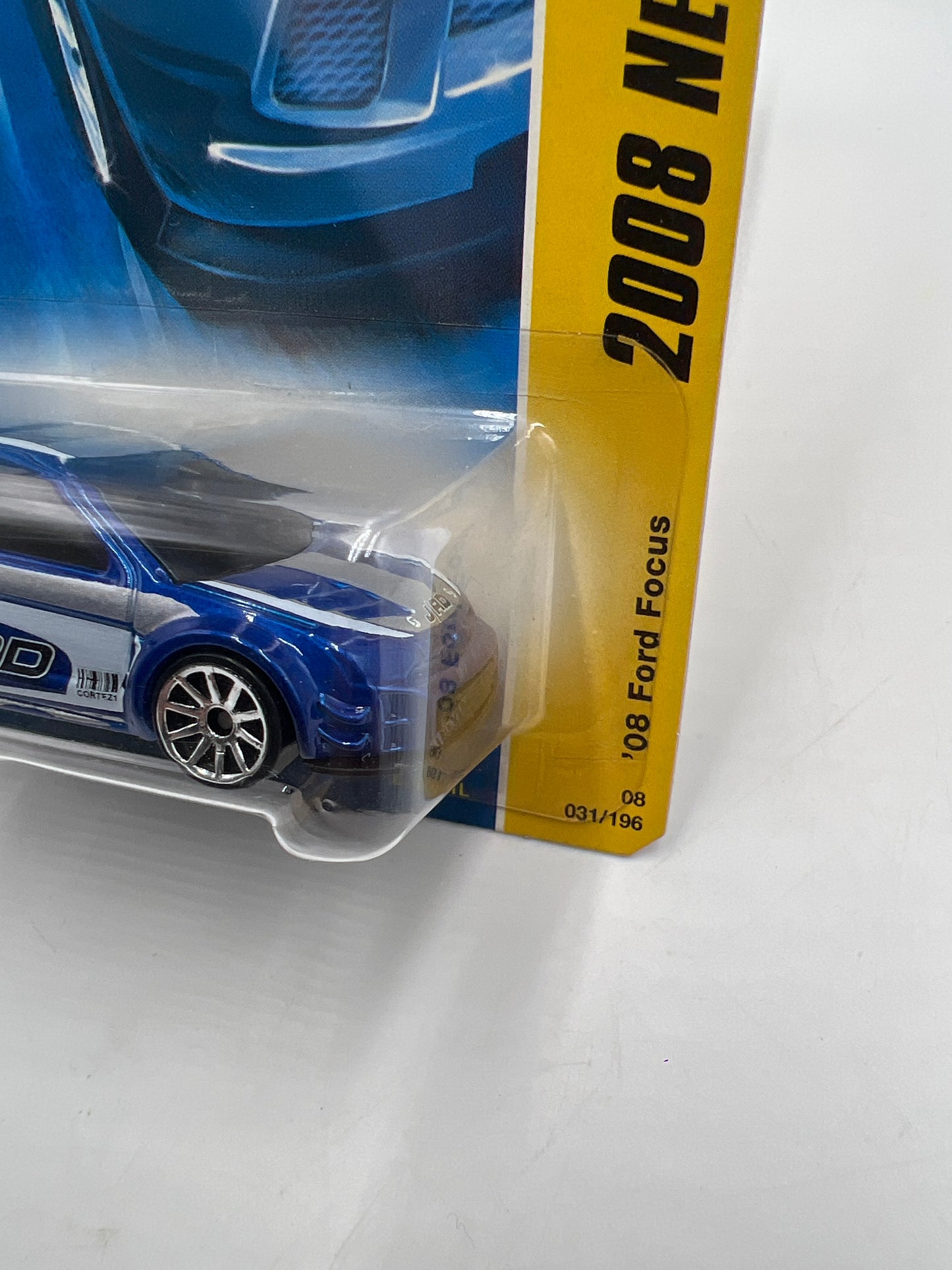 2008 Hot Wheels New Models #31 08 Ford Focus Blue 24A