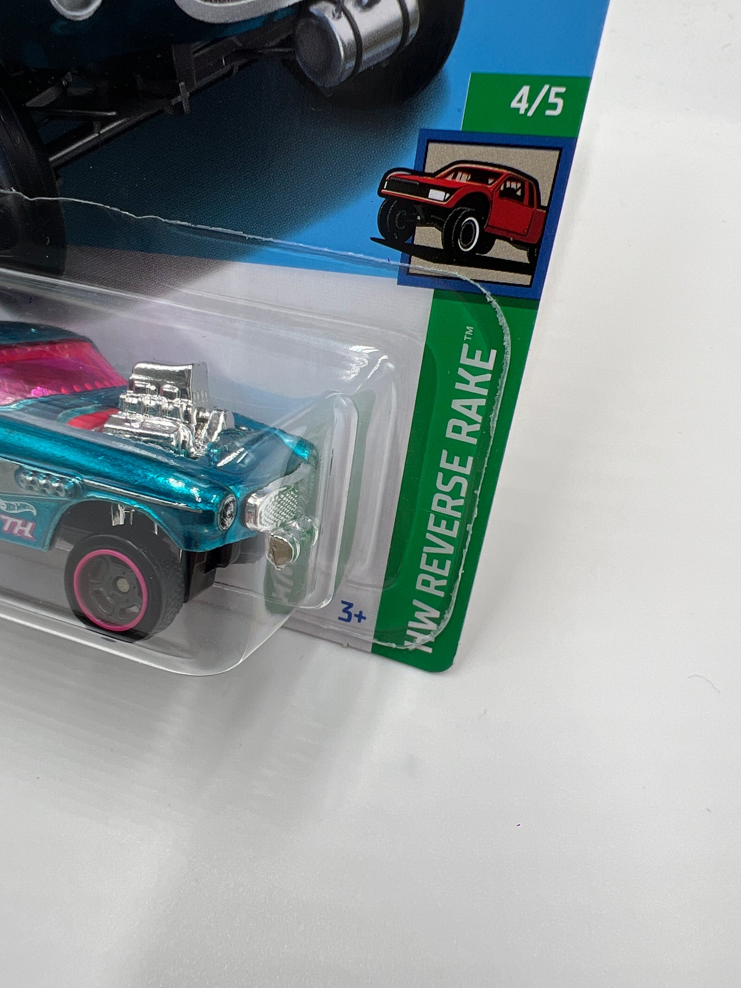 2024 Hot Wheels Super Treasure Hunt #153 Volvo P1800 Gasser Blue W/Protector