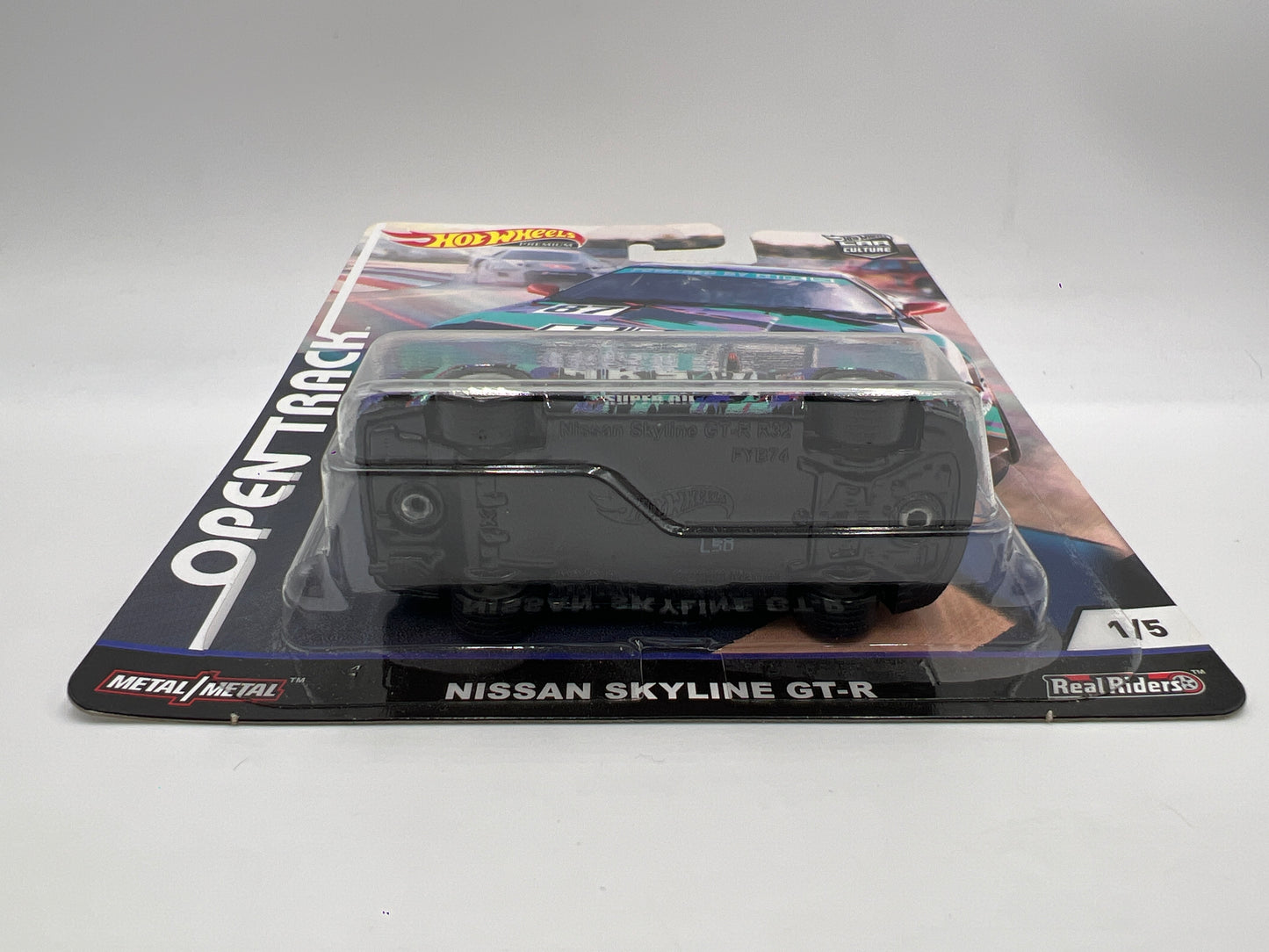 Hot Wheels Premium Open Track #1 Nissan Skyline GT-R HKS W/Protector