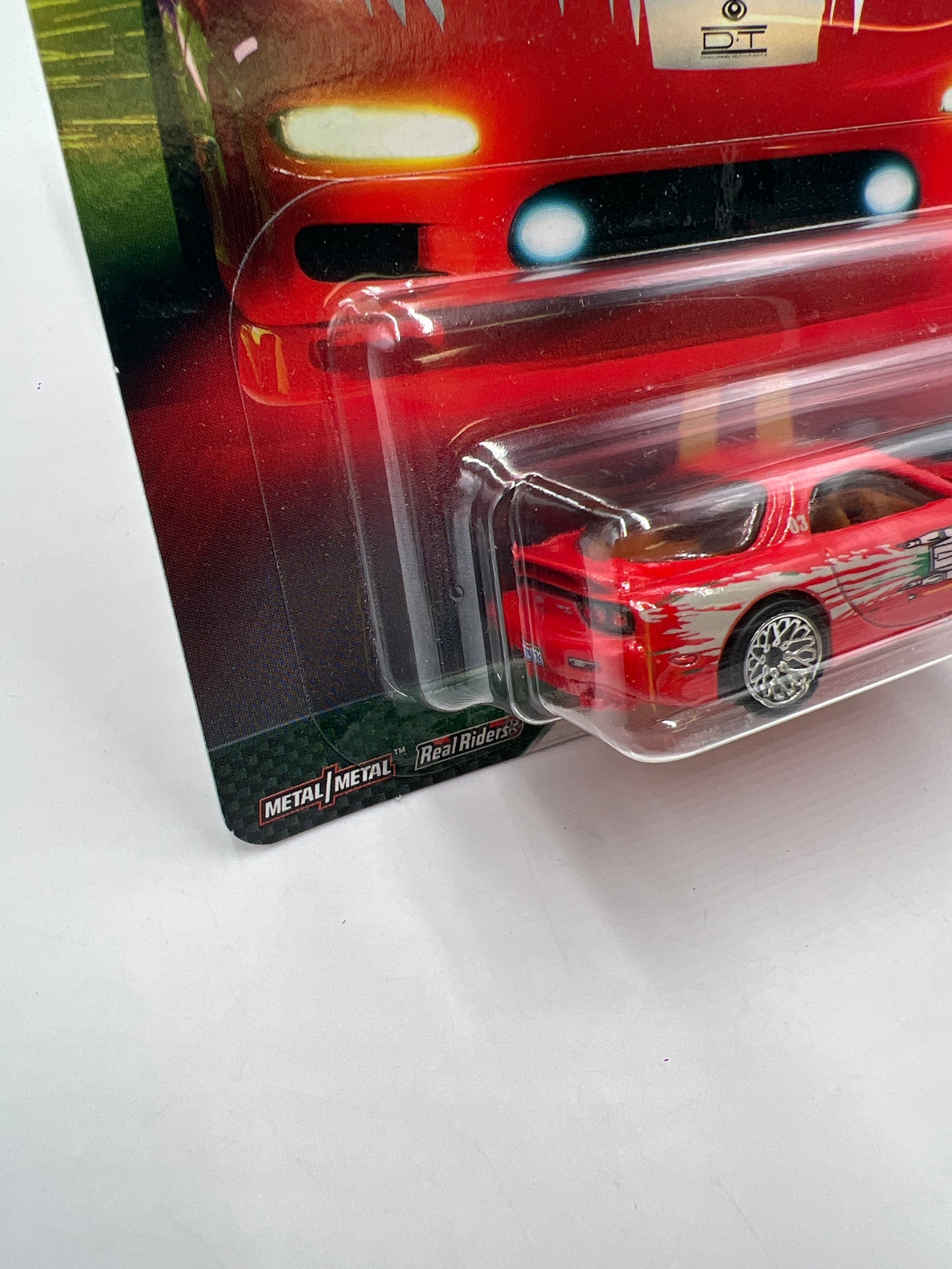 Hot Wheels Fast & Furious Original Fast #3 95 Mazda RX-7 Red W/Protector