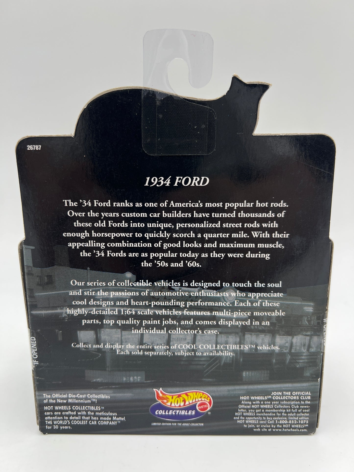 Hot Wheels Collectibles Premium Black Box 1934 Ford Red