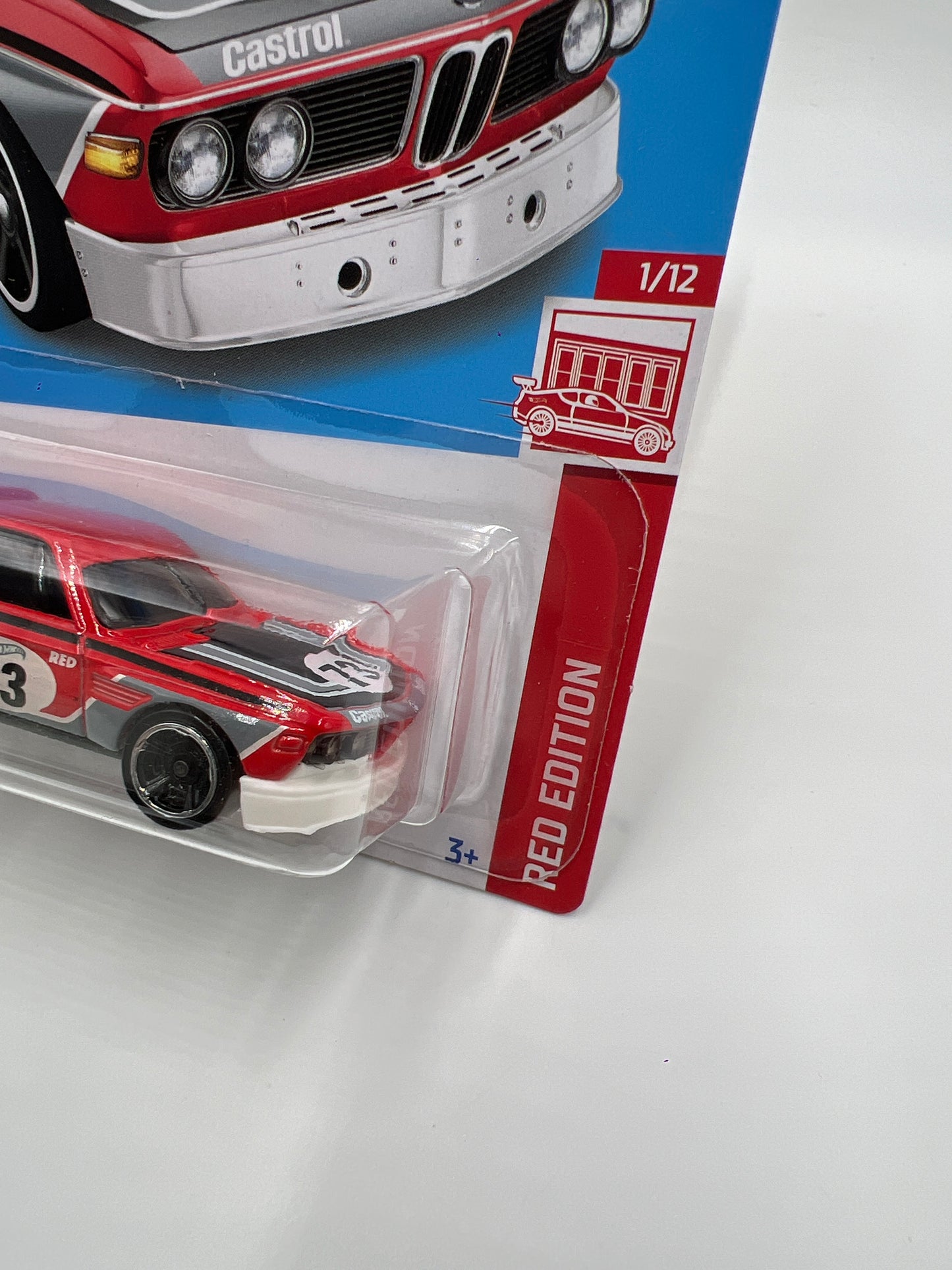 2022 Hot Wheels Target Exclusive Red Edition #34 73 BMW 3.0 CSL Race Car Red 145H