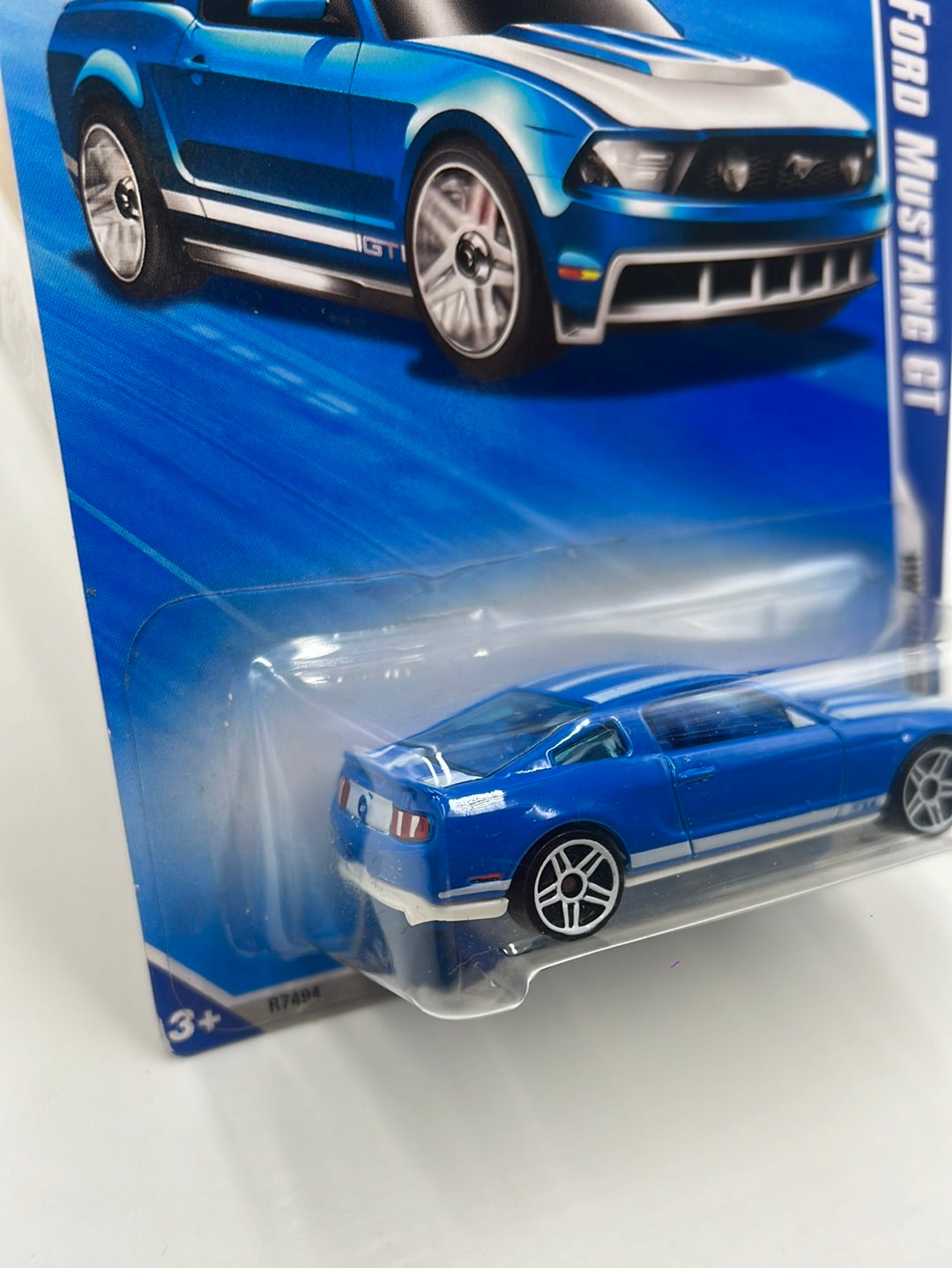 2010 Hot Wheels HW Garage 2010 Ford Mustang GT Blue 69/240 24H