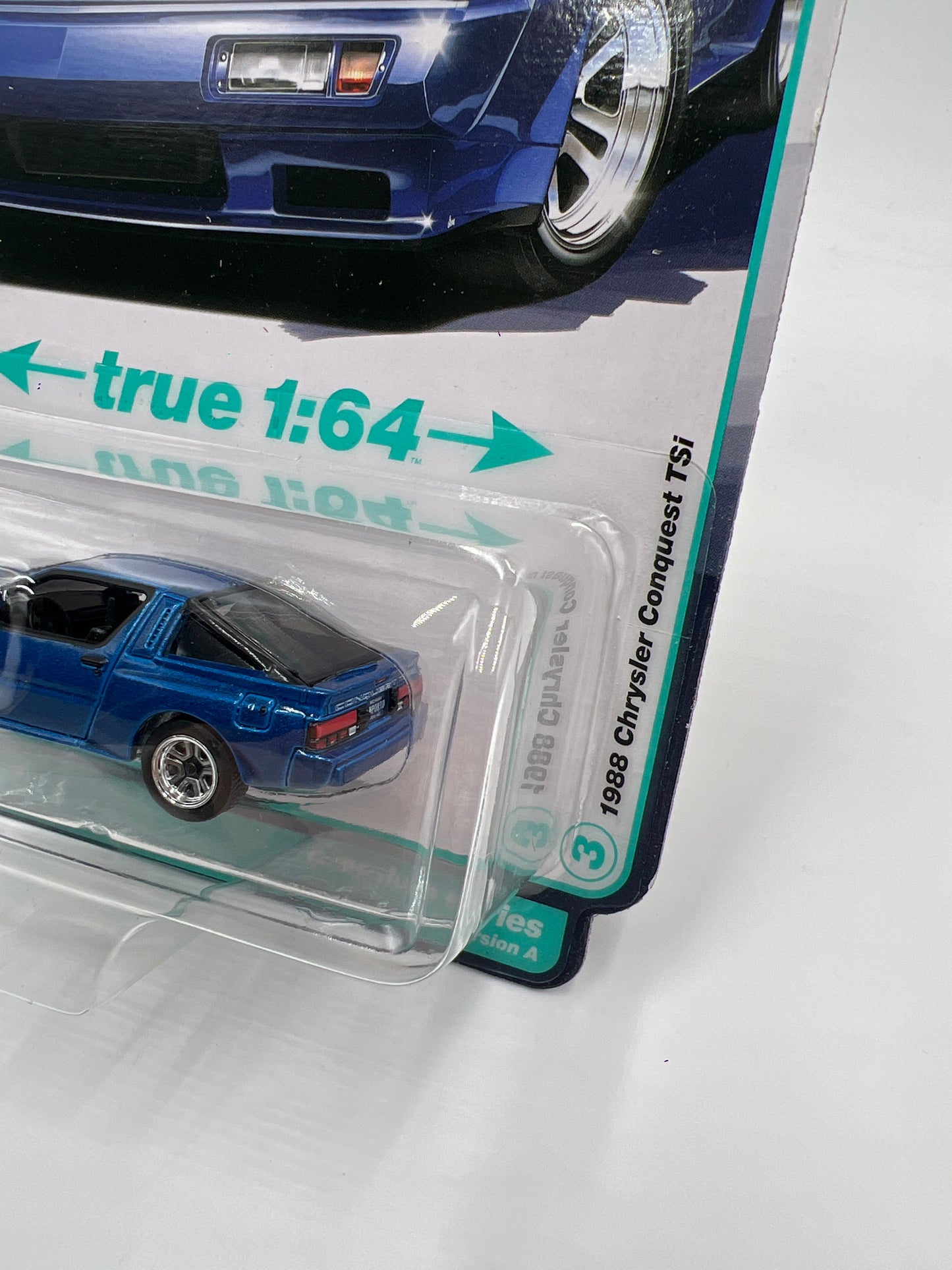 2025 Auto World Modern Muscle Release 1 Version A 1988 Chrysler Conquest TSi Blue 184A