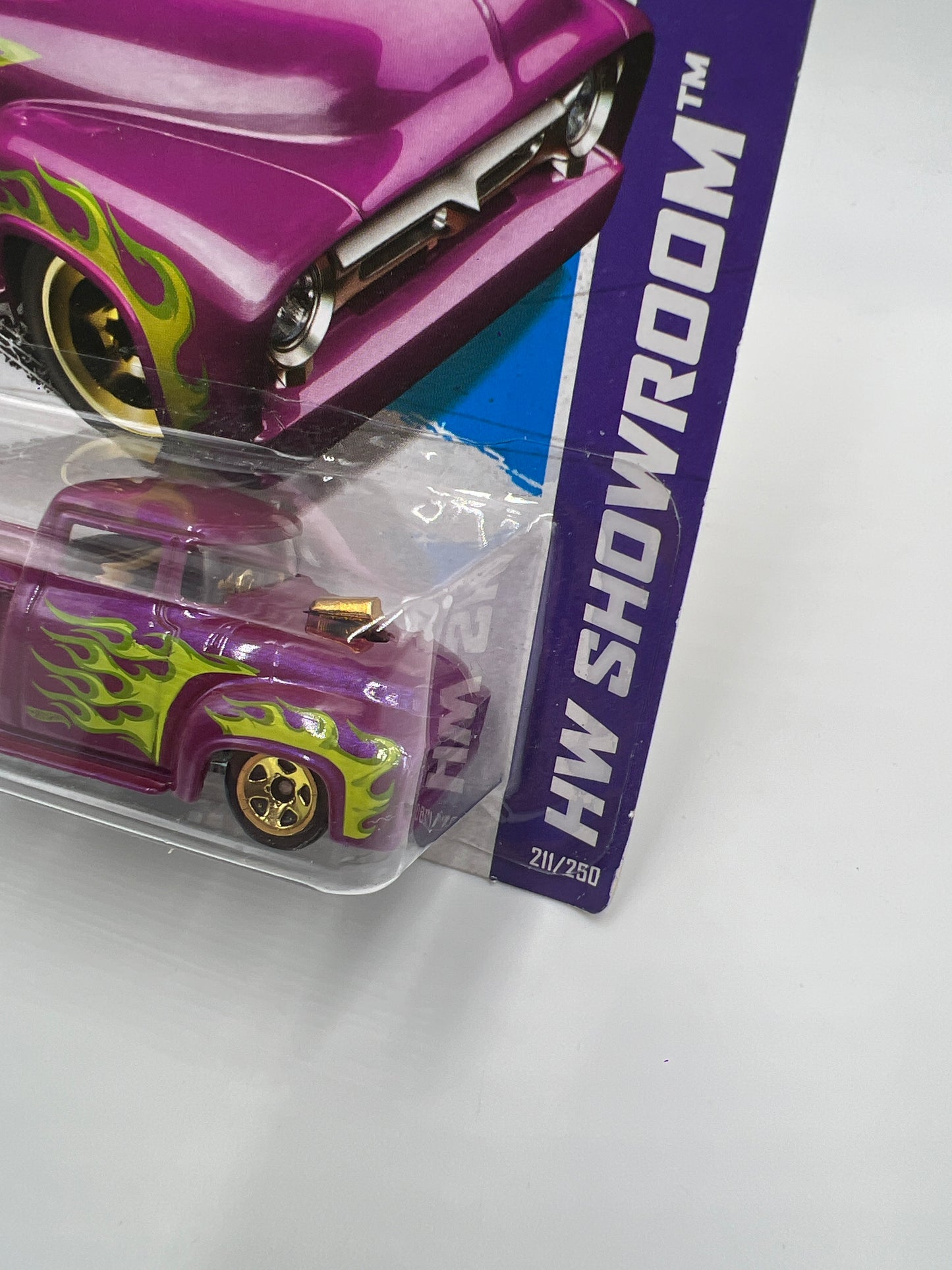 2013 Hot Wheels Showroom #211 Custom 56 Ford F-100 Purple 34E