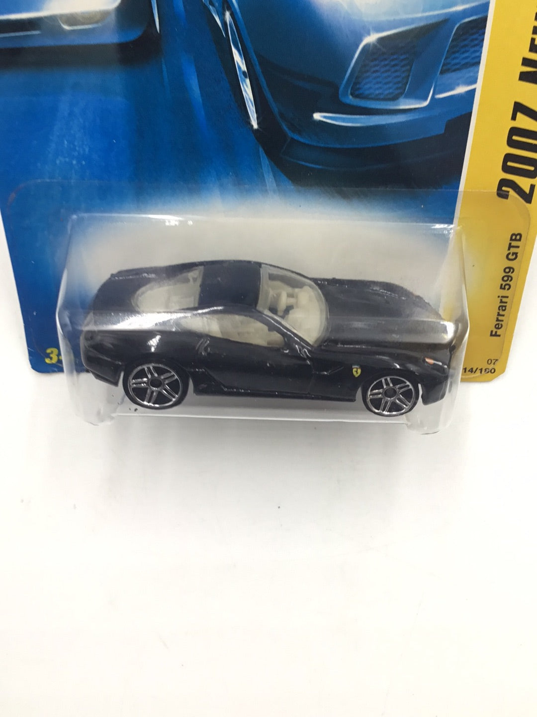 2007 Hot wheels #14 Ferrari 599 GTB Black