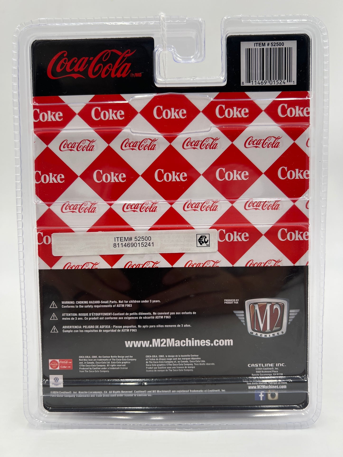 M2 Machines Coca Cola 1960 VW Delivery Van USA Model Red/White A41 201G