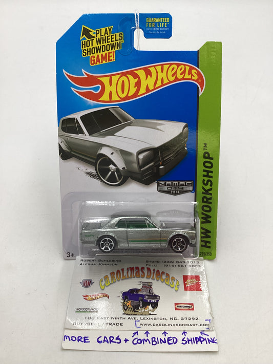 2014 Hot Wheels Zamac 014 #225 Nissan Skyline H/T 2000GT-X 148A