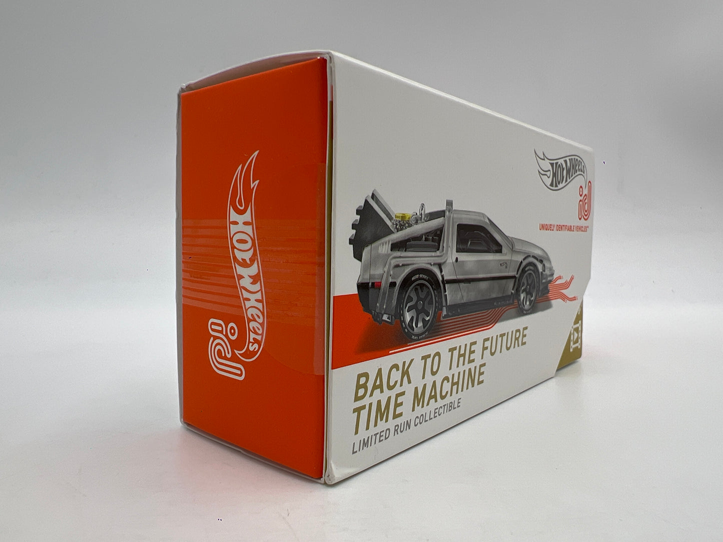 Hot Wheels iD Screen Time Series 1 #5 Back To The Future Time Machine Silver Sealed