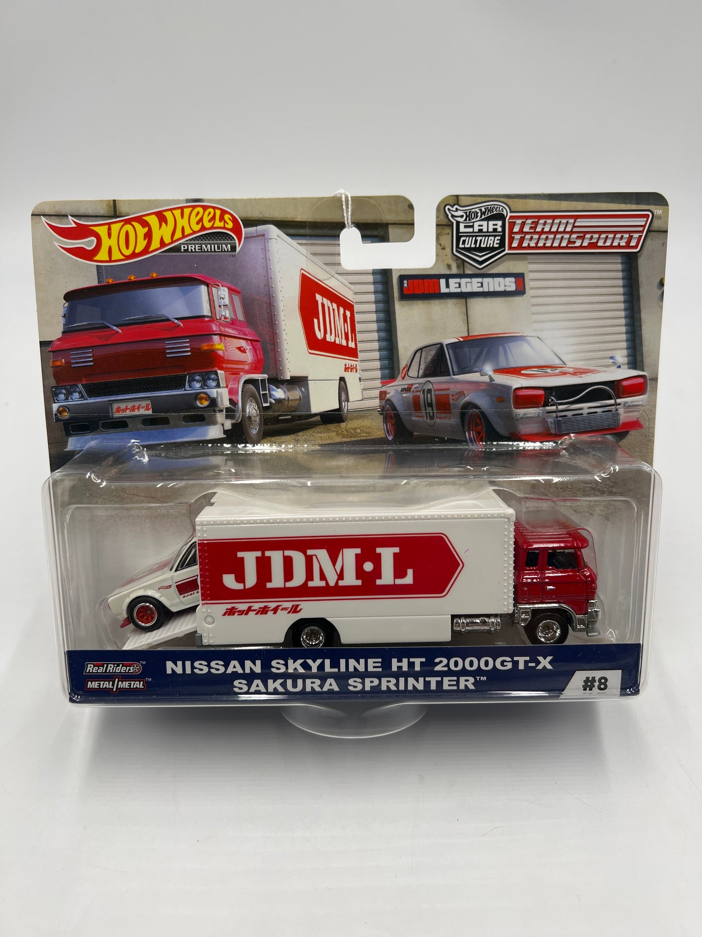 Hot Wheels Team Transport #8 Nissan Skyline HT 2000GT-X & Sakura Sprinter 281G