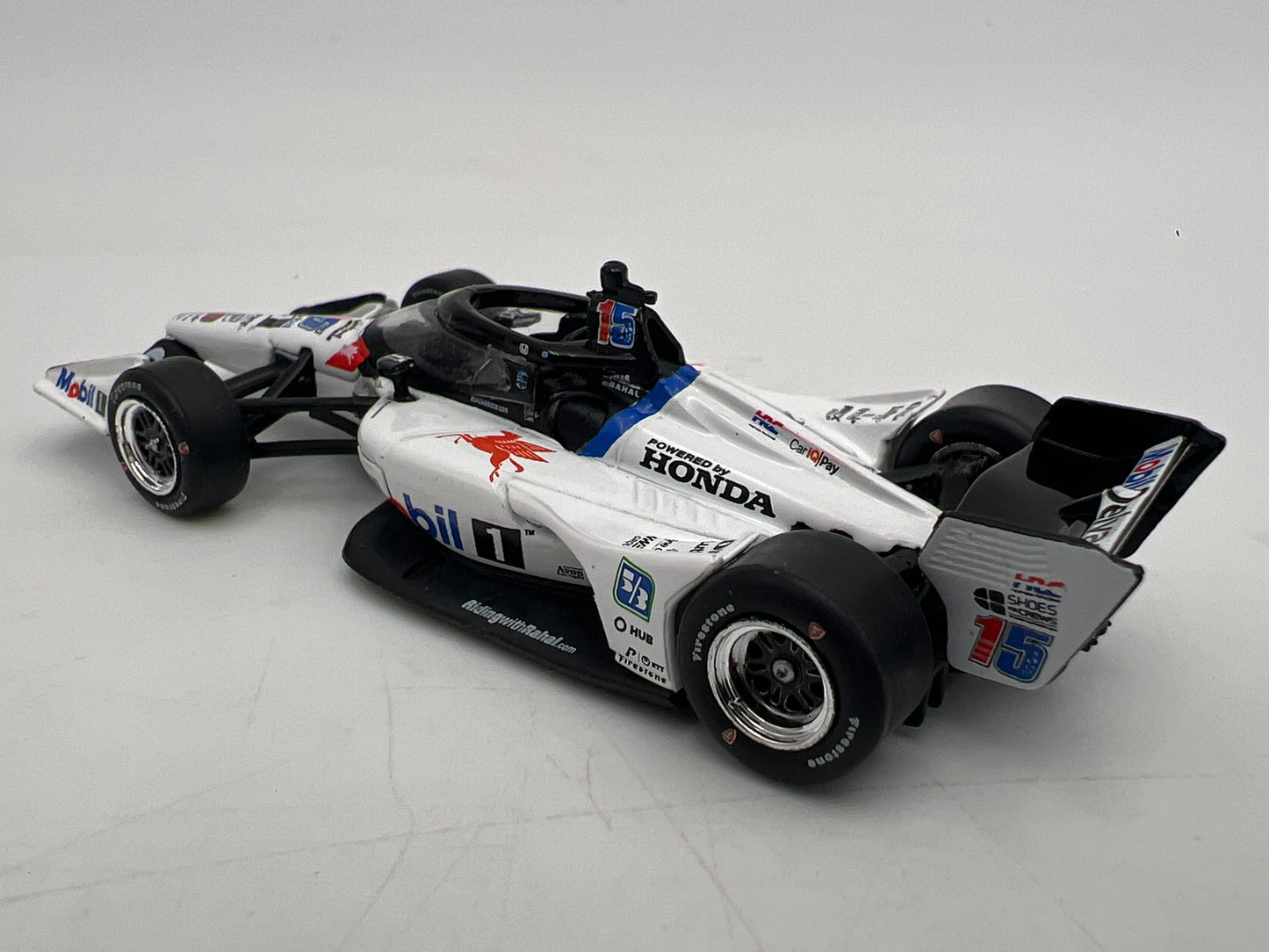 IXO Models 1/64 NTT Indycar Series Graham Rahal #15 Mobil 1
