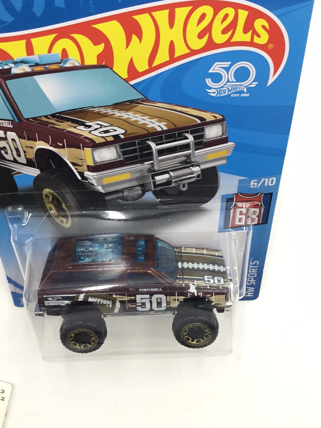 2018 Hot Wheels #6 Chevy Blazer 4x4 Brown Kmart Exclusive 237G