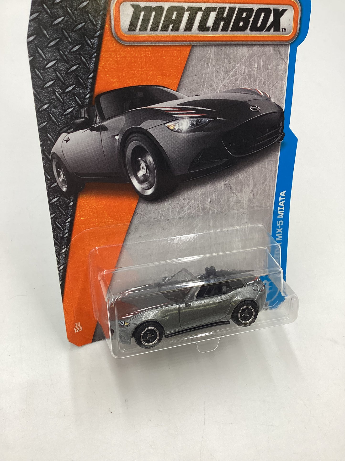 Matchbox 2017 Adventure City #10 Mazda MX-5 Miata Gray 86G