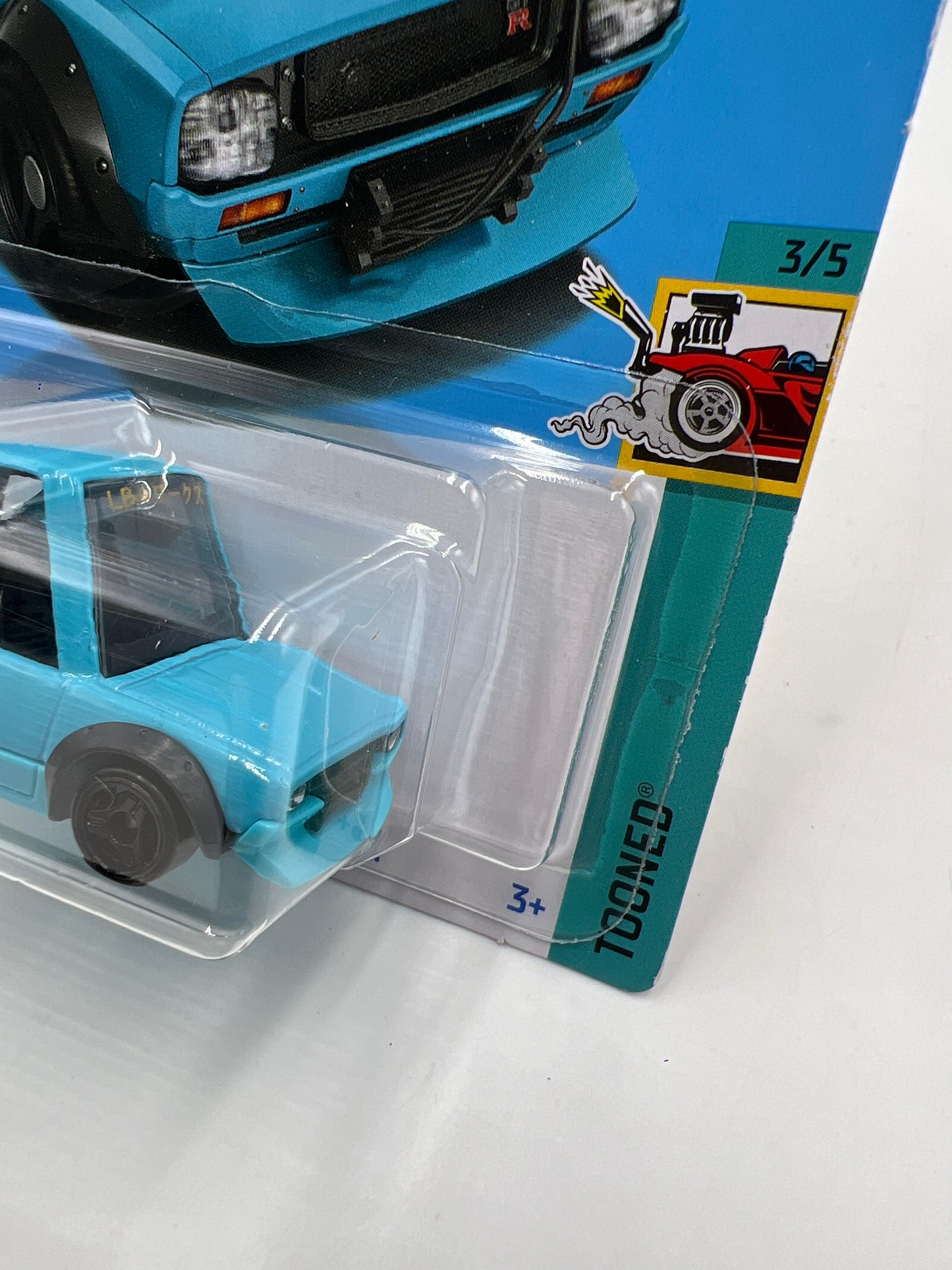 2024 Hot Wheels N Case #213 Tooned Nissan Skyline 2000GT-R LBWK Light Blue 83D