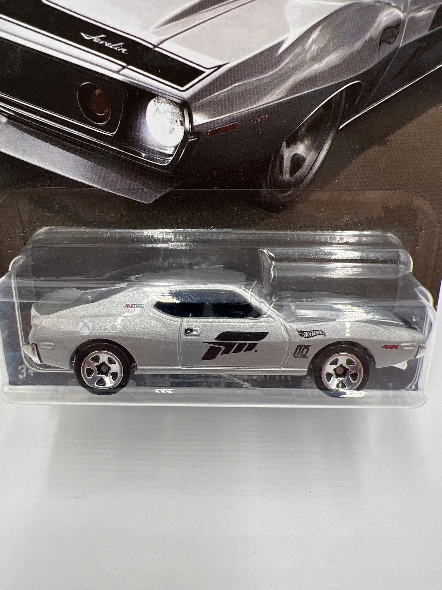 Hot Wheels Forza Motorsport #6 AMC Javelin AMX Silver 154A