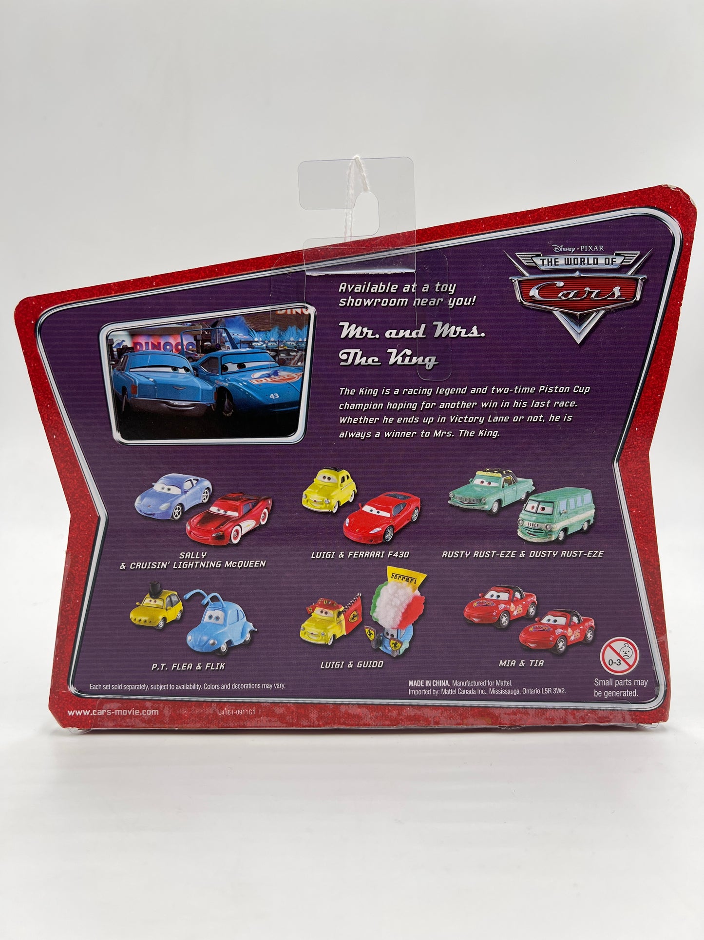 Disney Pixar The World Of Cars Movie Moments 2 Pack Mr. The King & Mrs. The King 136D