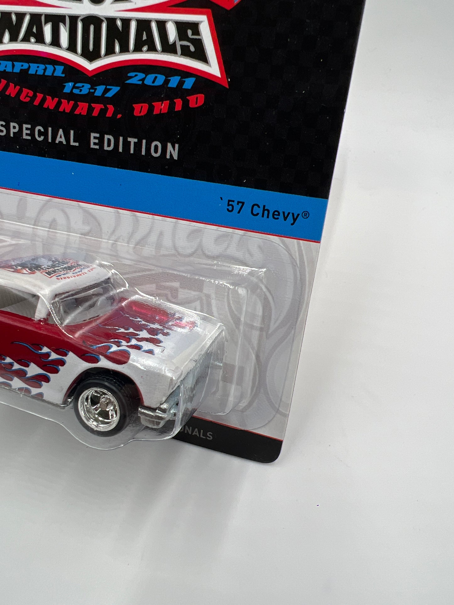 2011 Hot Wheels 11th Annual Collectors Nationals OH #1665/2000 57 Chevy W/Protector