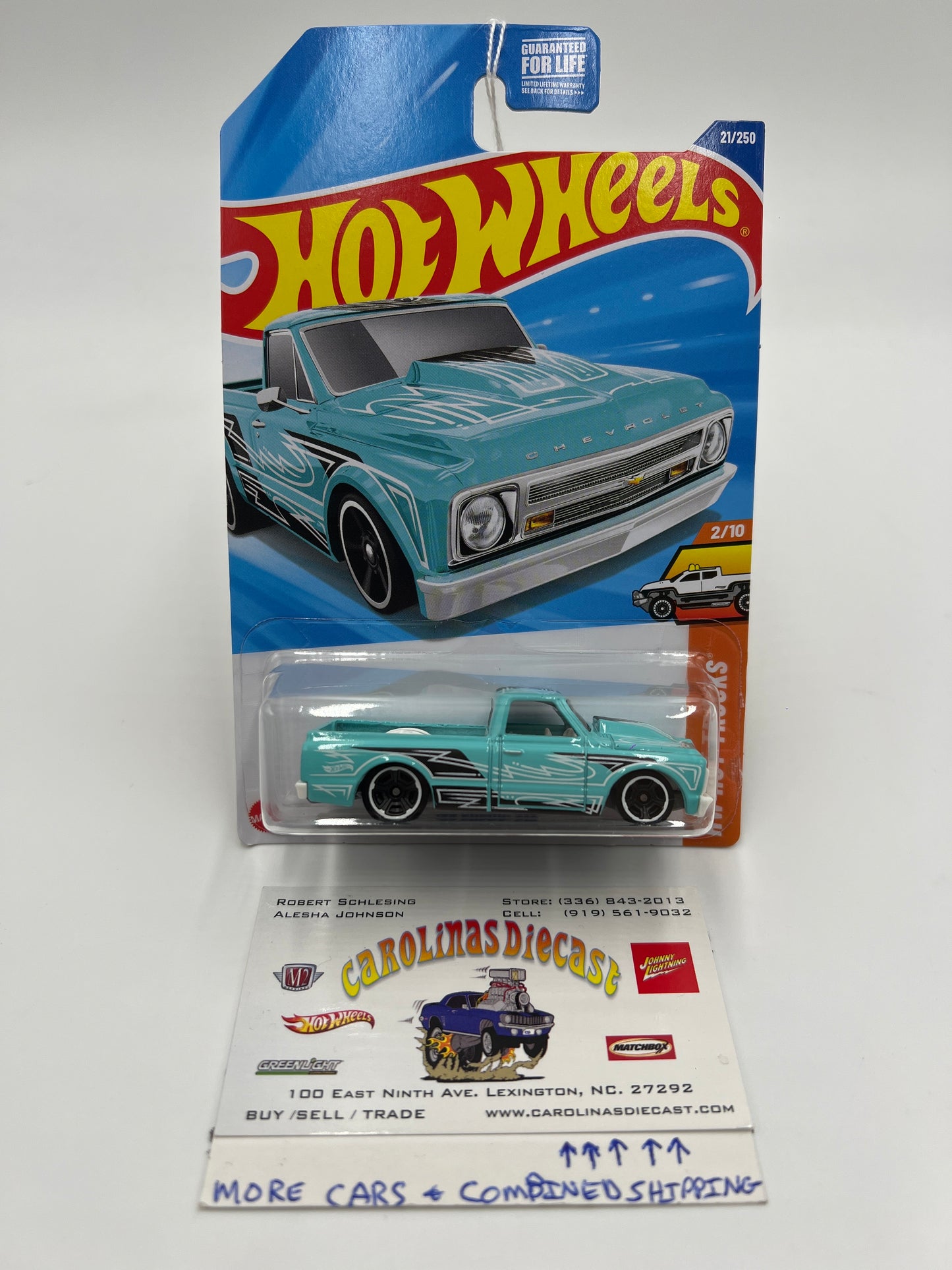 2025 Hot Wheels B Case #21 67 Chevy C10 Light Blue