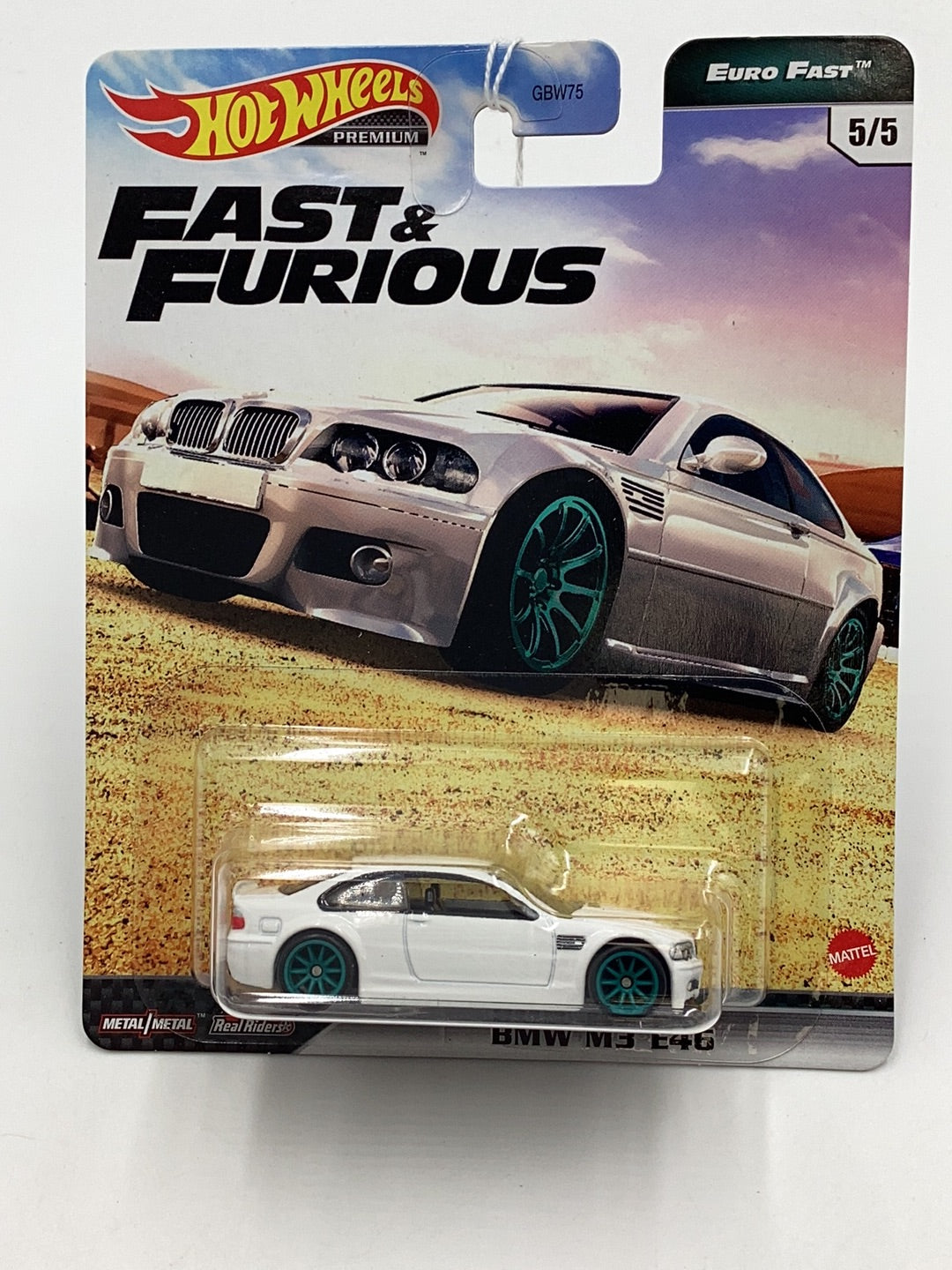 Hot Wheels fast and furious Euro Fast #5 BMW M3 E46 247D