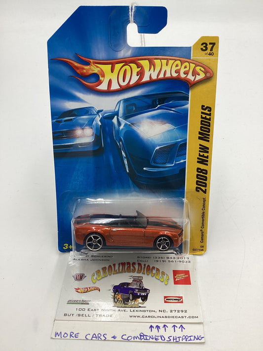 2008 Hot wheels New Models #37 Camaro Concept Convertible Orange 14C