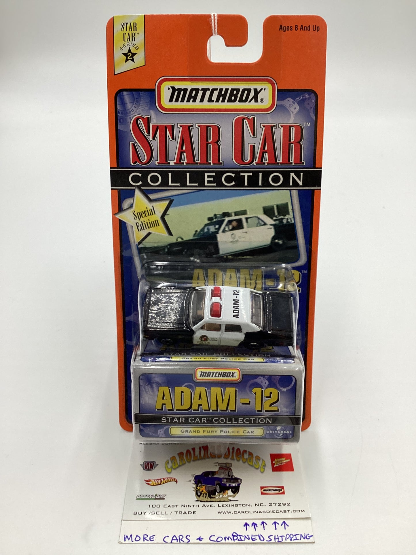 Matchbox Star Car Collection Adam-12 Grand Fury Police Car