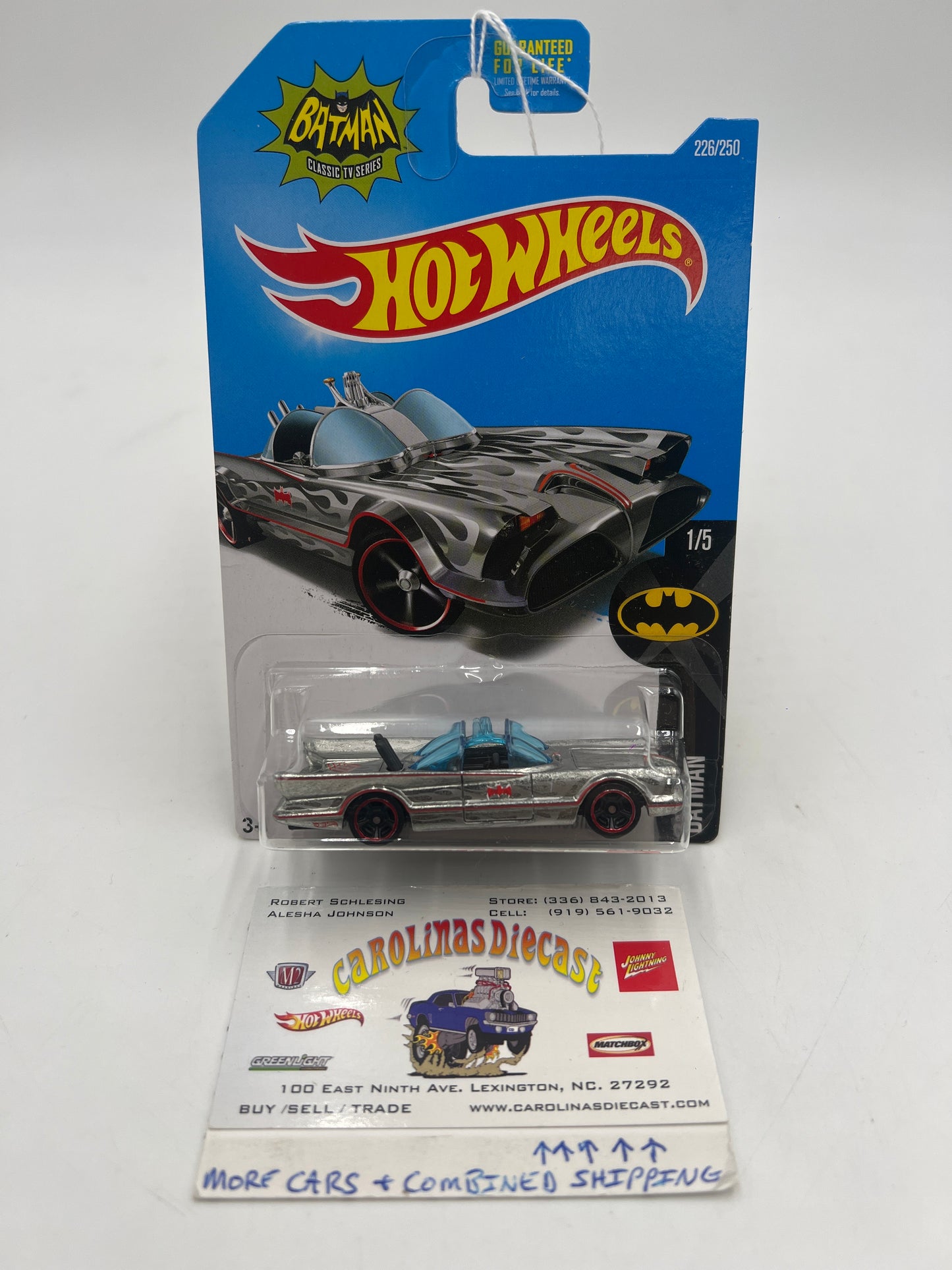 2016 Hot Wheels Zamac #226 Batman Classic TV Series Batmobile