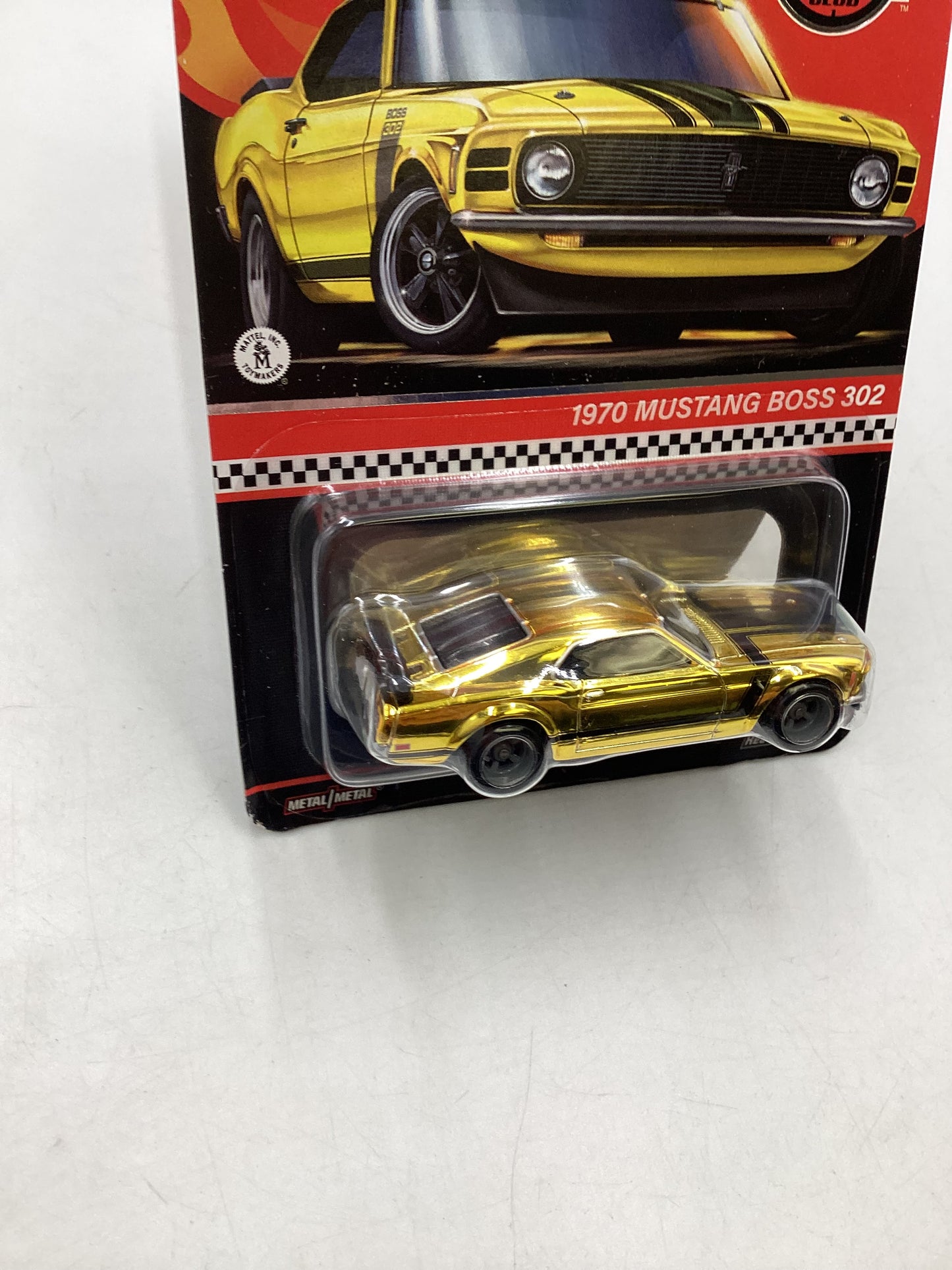 2024 Hot wheels RLC Gold 1970 Ford Mustang Boss 302 with protector