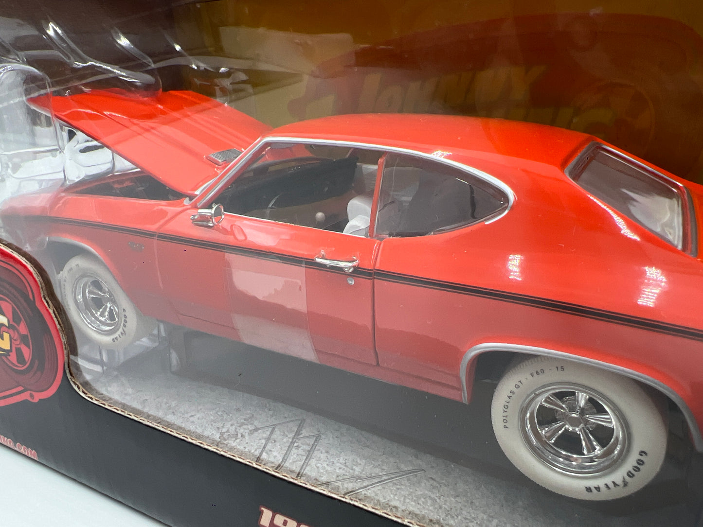Johnny Lightning 1:24 Scale White Lightning Chase 1969 Chevy Chevelle Orange VHTF