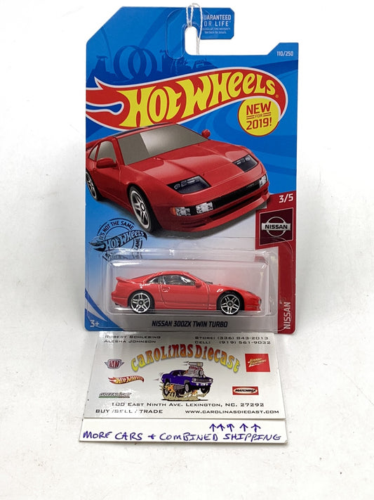 2019 Hot wheels #110 Nissan 300ZX Twin Turbo red 81G